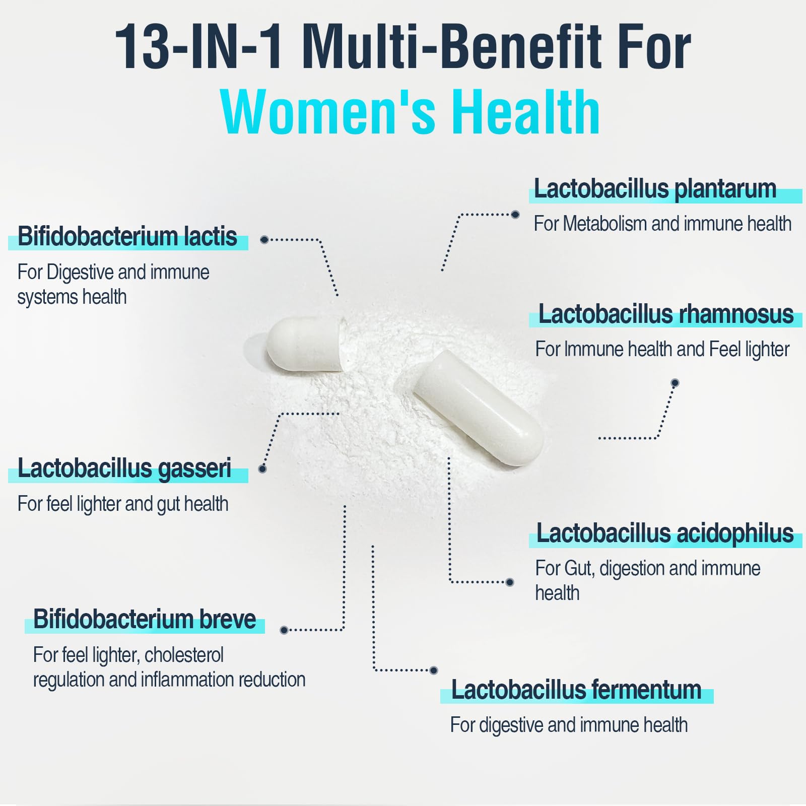 Menopause Supplements for Women, 120 Billion CFU Probiotic, 13-in-1 Herbs Probiotics Complex, for Menopause Relief, Hormone Balance, Hot Flashes, Night Sweats, Mood Swings, Gut & Immunity - 60 Capsule DmeisyAu supplements