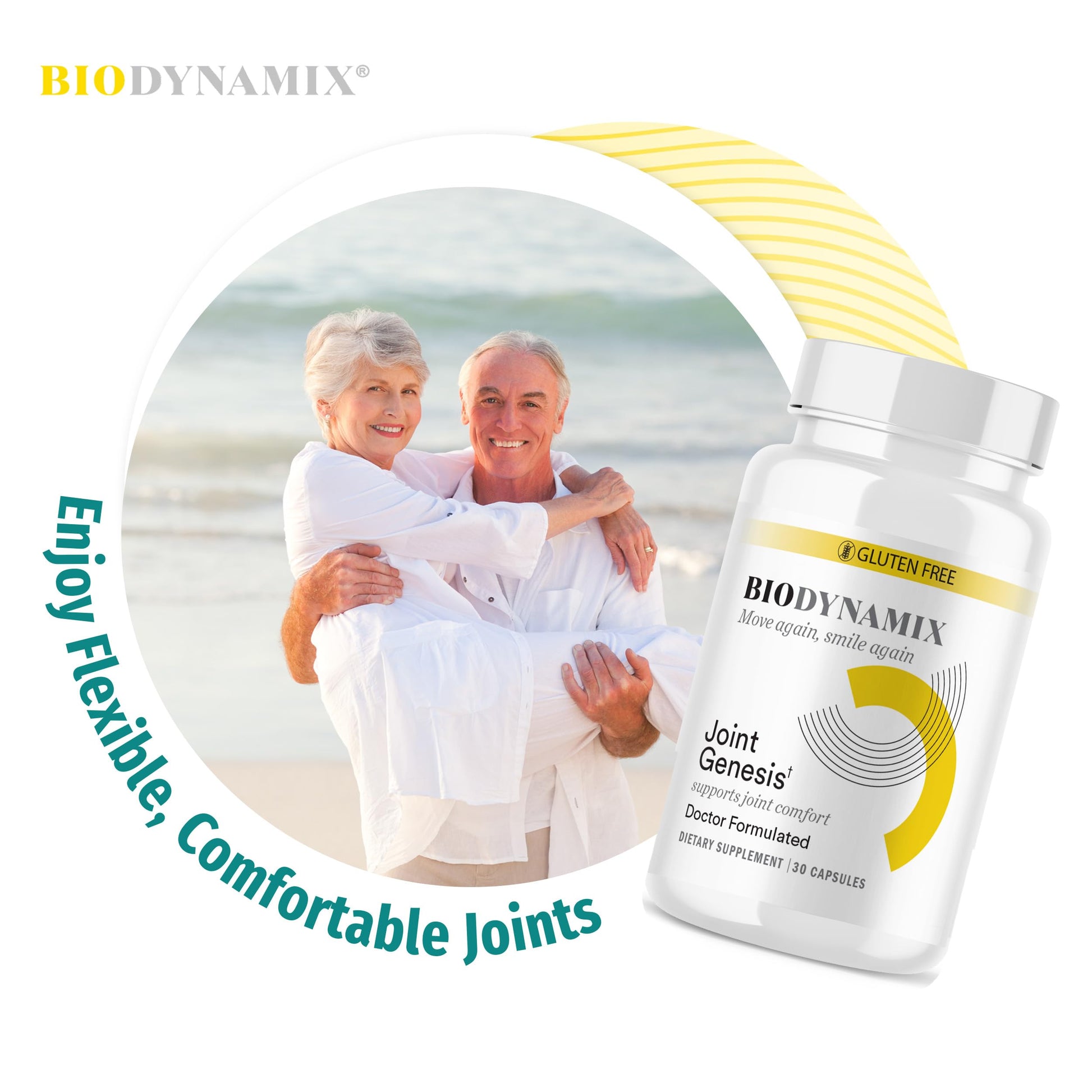 BioDynamix Joint Genesis - Joint Support Supplement - with Mobilee and Boswellia Serrata - for Comfortable, Flexible Joints - 30-Day Supply BioDynamixAu supplements
