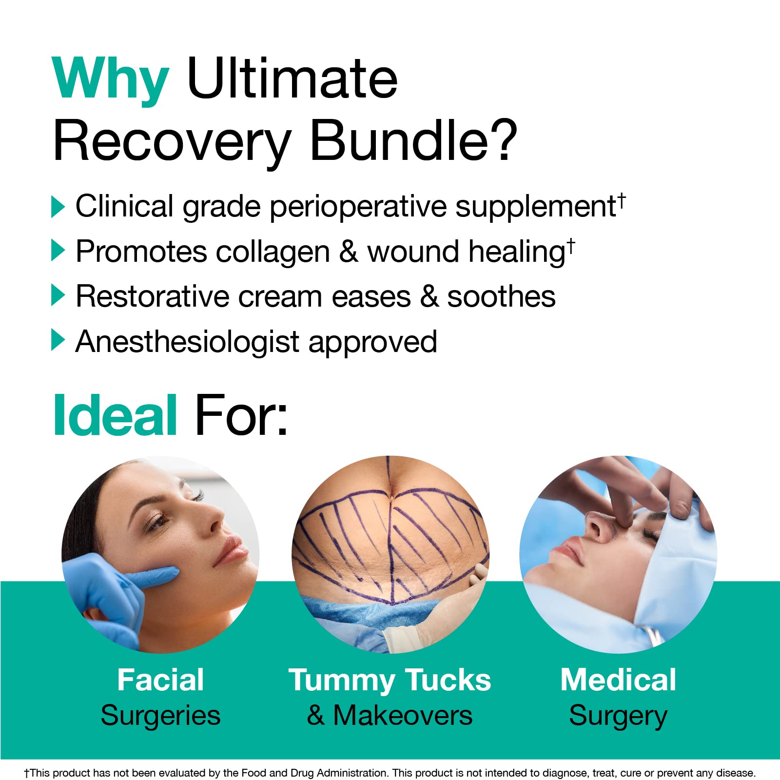 VitaMedica | Ultimate Recovery Bundle | Surgery Prep | Wound Healing | Supplements | Arnica K Oxide Cream | Hot Cold Packs | 30 Day Supply | Arnica Montana | Bromelain | Vitamin A | B Complex VitaMedicaAu supplements