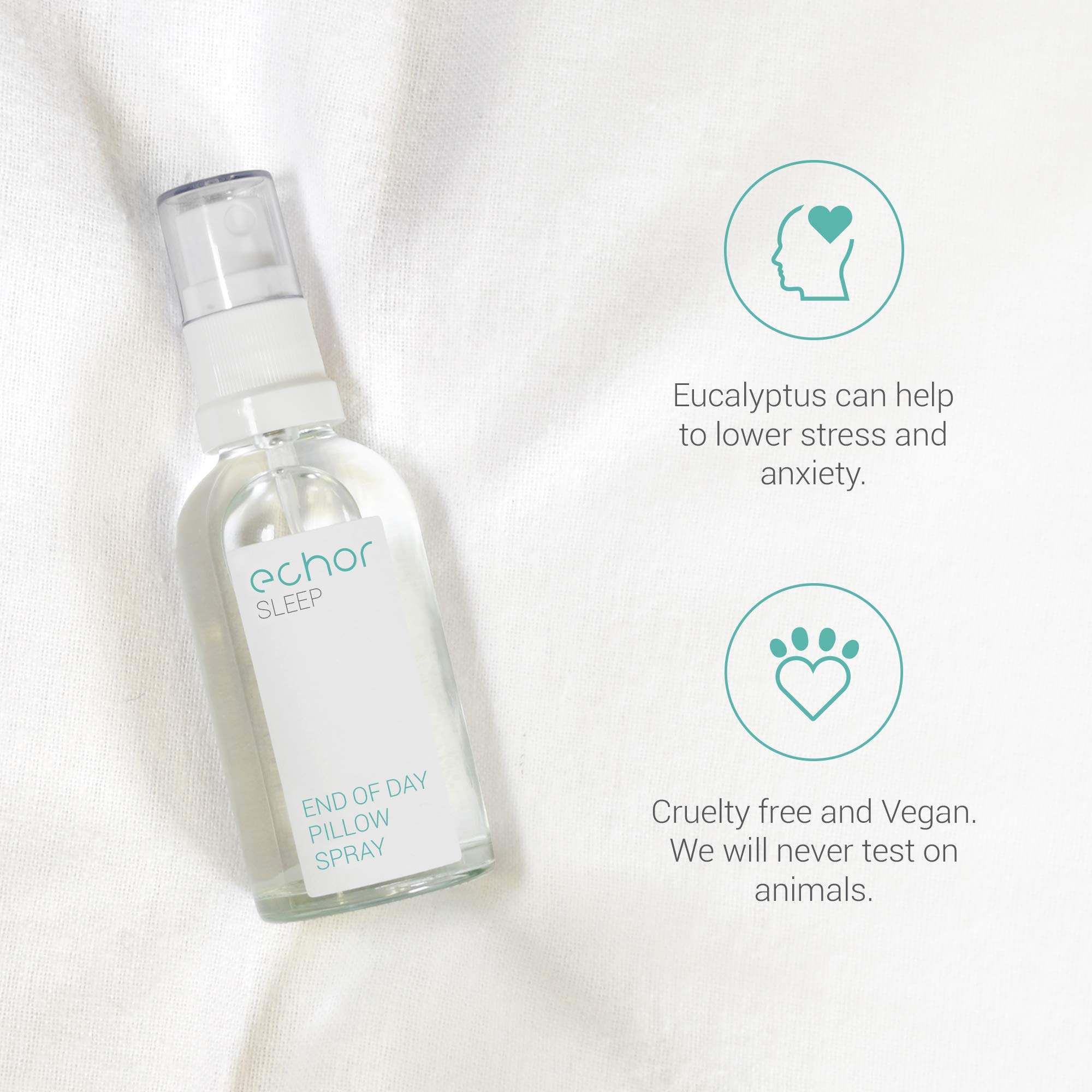 Echor Sleep Pillow Spray. Long Lasting Room Mist/Pillow Mist, Natural Sleep Aid 100% Pure Blend EchorAu supplements