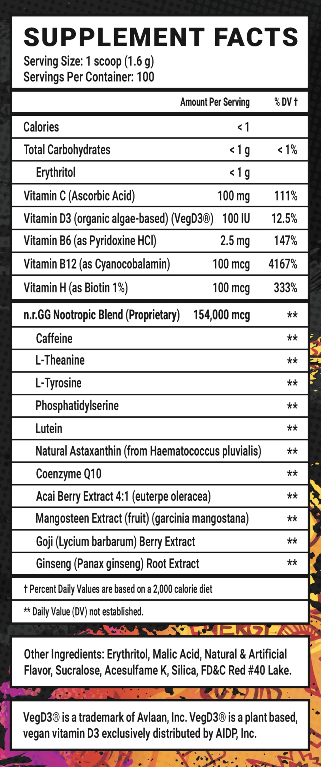 Gamer Supps GG Energy - Dragonfruit Punch (100 Servings) - Keto Friendly Gaming Energy and Nootropic Blend, Sugar Free + Organic Caffeine + Vitamins, Powder Drink Gamer SuppsAu supplements