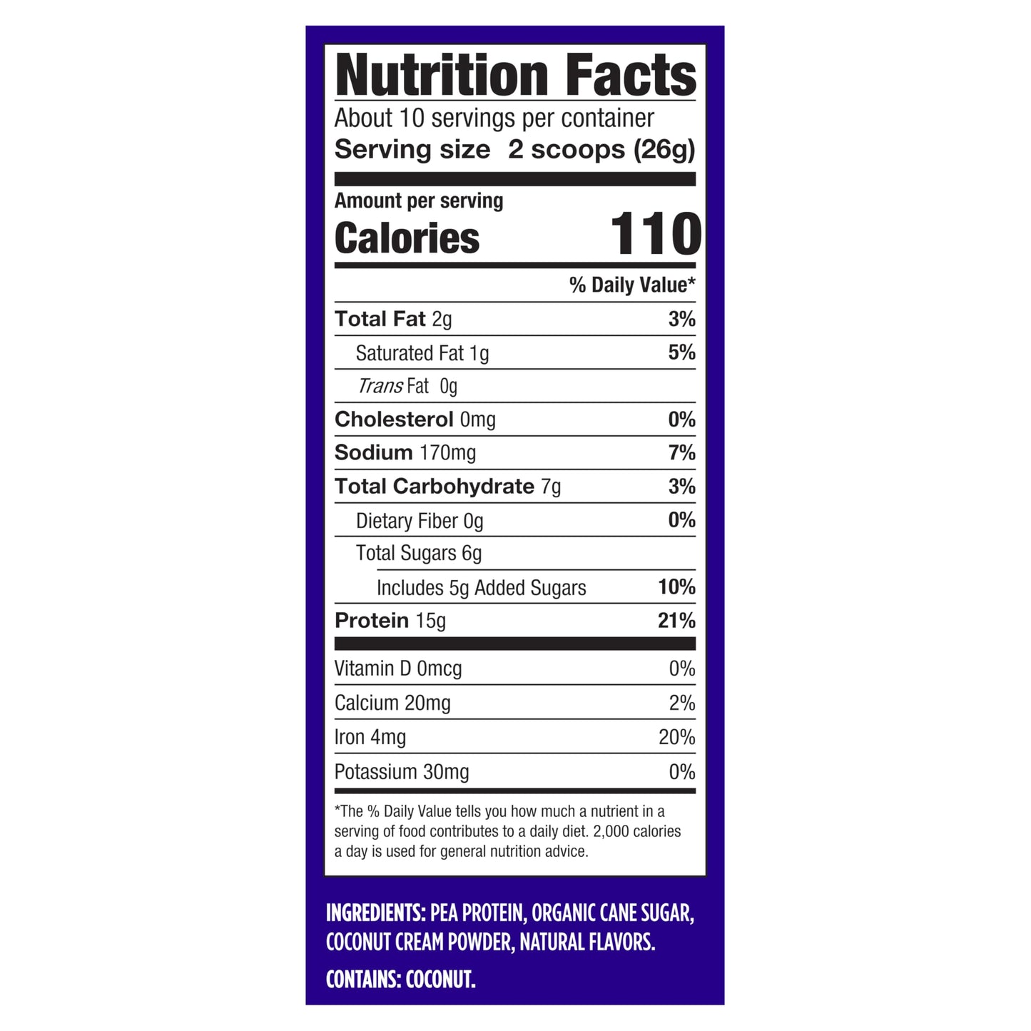 Vega Protein Made Simple Protein Powder, Vanilla - Stevia Free, Vegan, Plant Based, Healthy, Gluten Free, Pea Protein for Women and Men, 9.2 oz (Packaging May Vary) VegaUS supplements