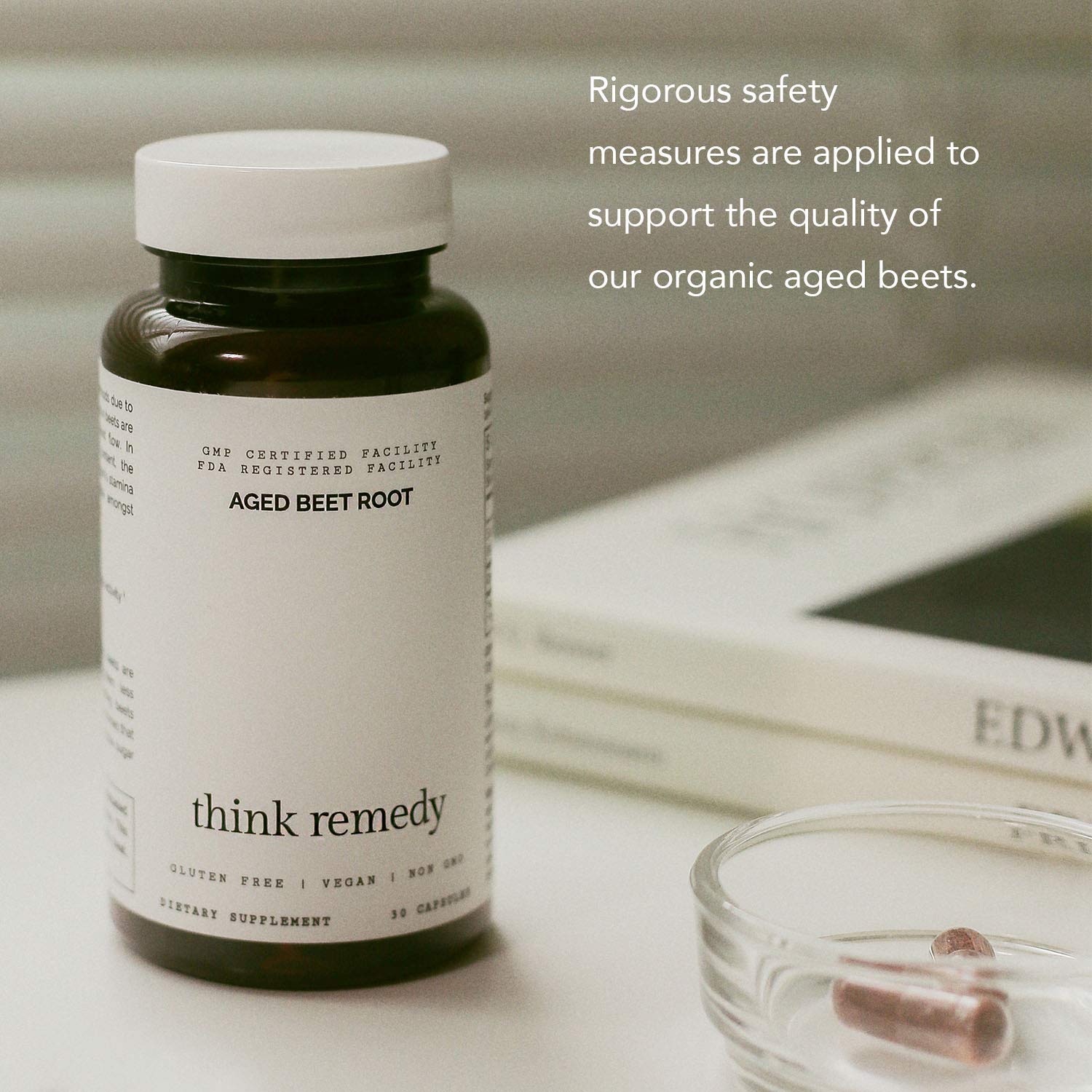 Think Remedy Aged Beet Root Capsules - Beet Pills for Stamina - Organic Beet Root Powder Think RemedyAu supplements