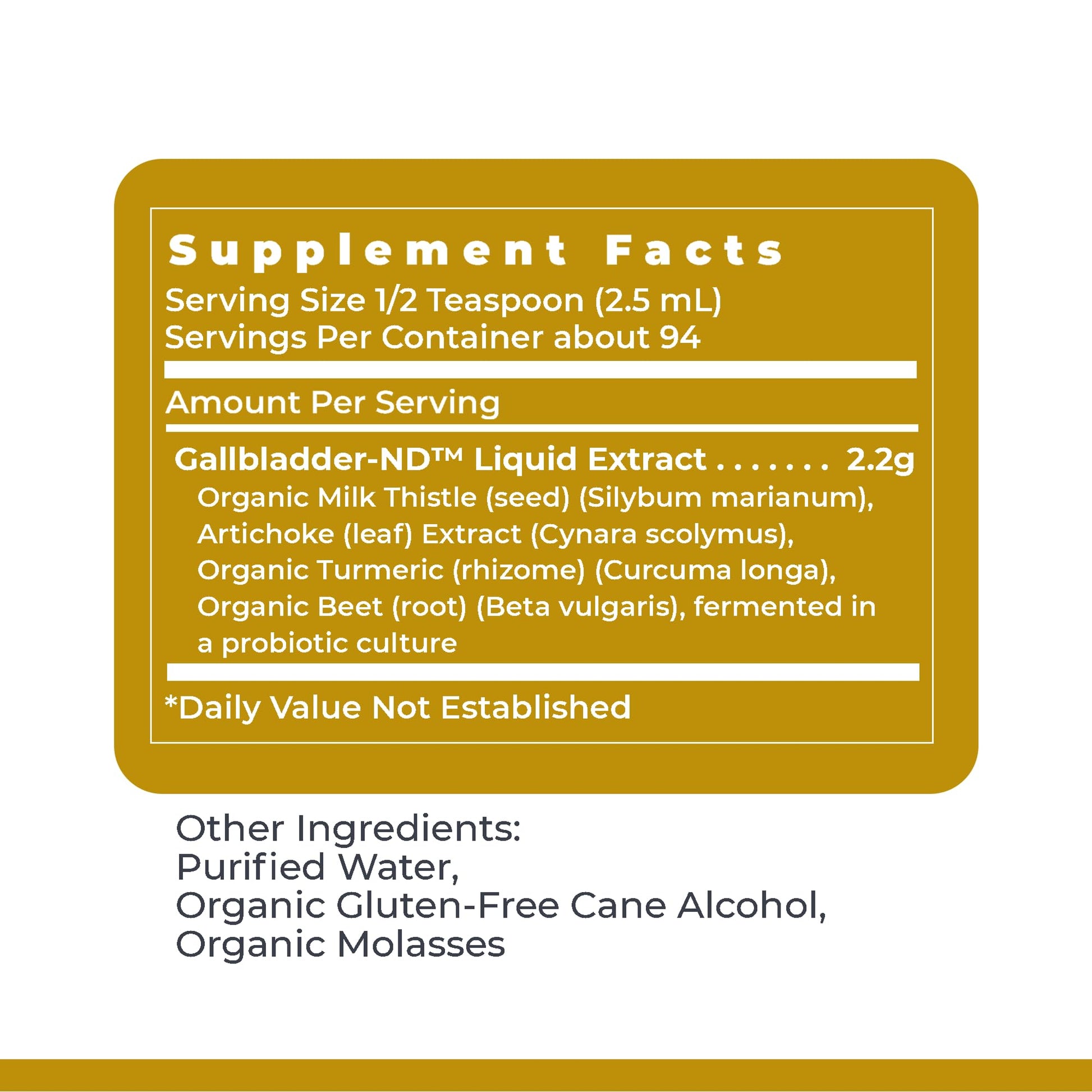 Premier Research Labs Fermented Gallbladder-ND - Gallbladder Cleanse, Milk Thistle and Artichoke Extract, Milk Thistle Liquid Drops, Tincture Supplement with Antioxidants, Turmeric - 8 Fl Oz Bottle Premier Research LabsAu supplements