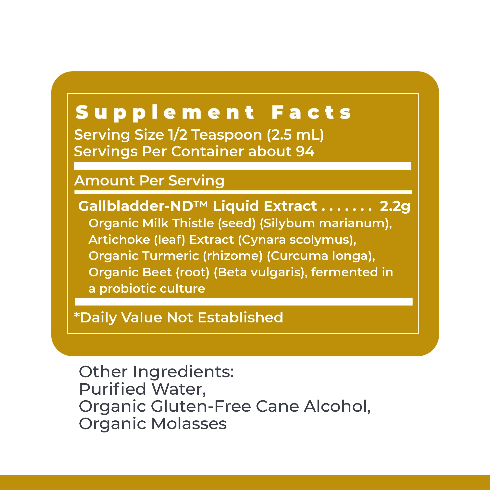 Premier Research Labs Fermented Gallbladder-ND - Gallbladder Cleanse, Milk Thistle and Artichoke Extract, Milk Thistle Liquid Drops, Tincture Supplement with Antioxidants, Turmeric - 8 Fl Oz Bottle Premier Research LabsAu supplements