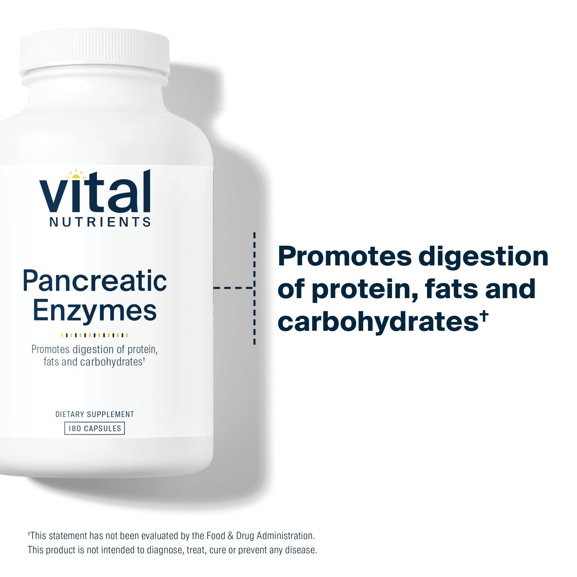Vital Nutrients Pancreatic Enzymes 1000mg (Full Strength) | Pancreatin Digestion Supple Vital NutrientsAu supplements