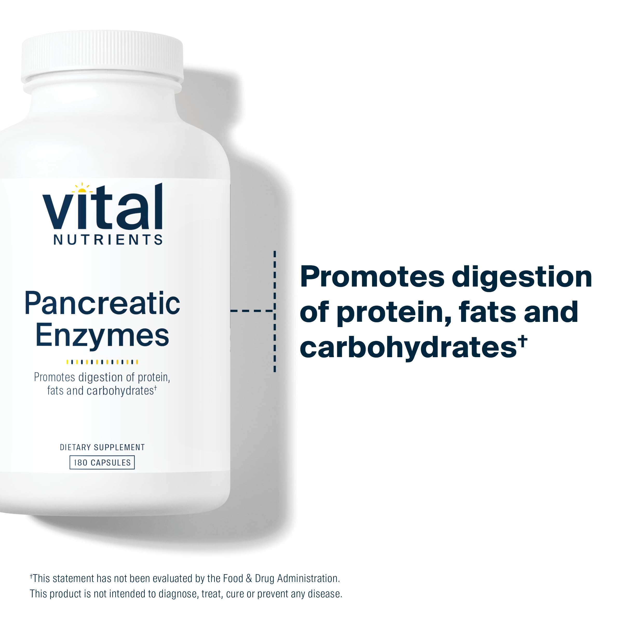 Vital Nutrients Pancreatic Enzymes 1000mg (Full Strength) | Pancreatin Digestion Supple Vital NutrientsAu supplements