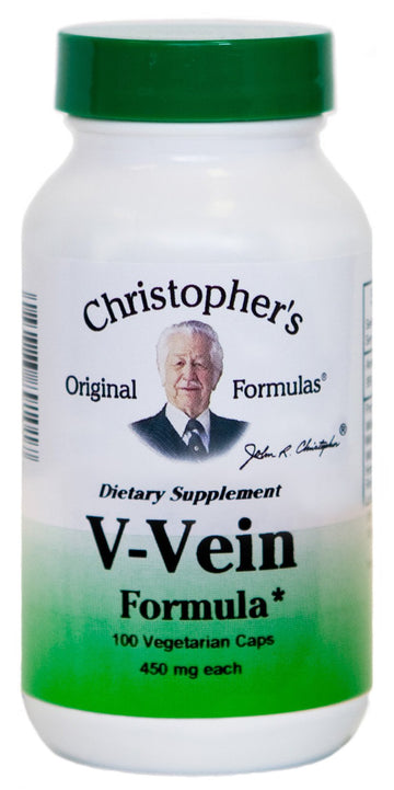 Christopher's Original Formulas V-Vein – 100 Vegetarian Capsules – Unique Herbal Blend – Developed by Master Herbalist David Christopher Christopher's Original FormulasAu supplements