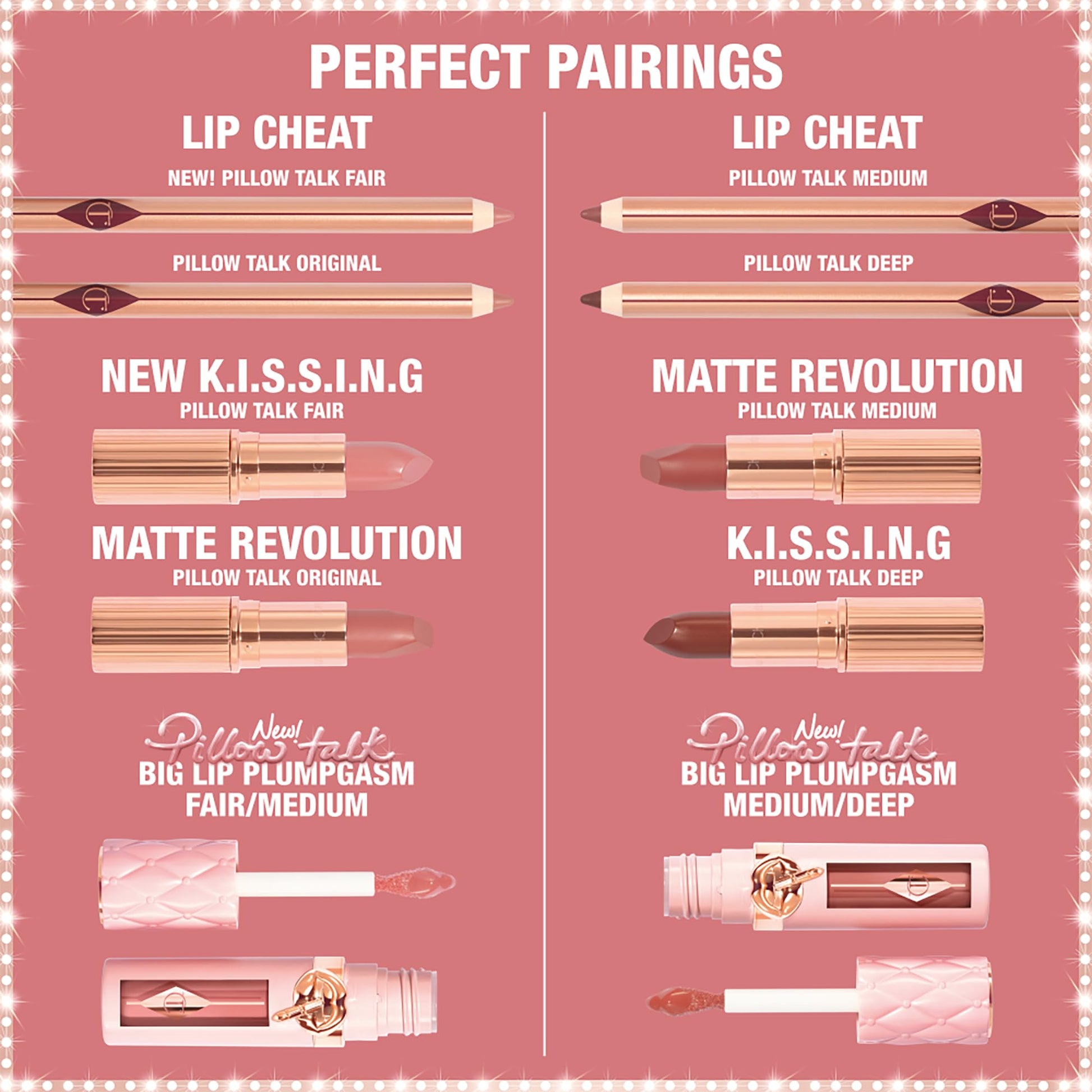 Charlotte Tilbury Pillow Talk Plumpgasm Lip Gloss - Hydrating Lip Plumper with Hyaluronic Acid & Plumpgasm Heat + Ice Technology for Juicy, Glossy Fullness - Fair/Medium Charlotte TilburyAu supplements