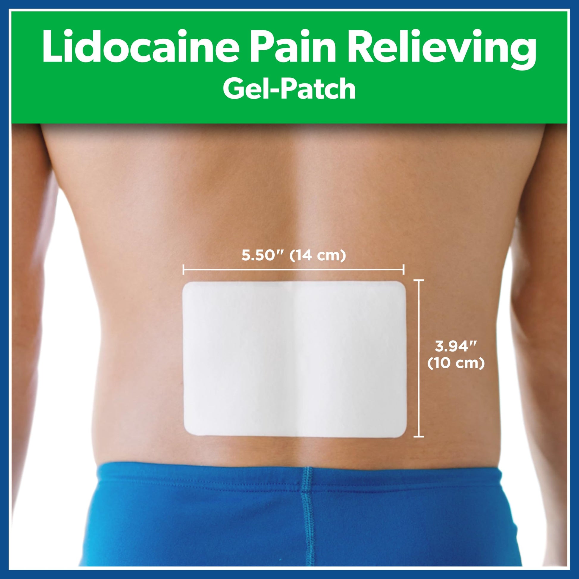 Salonpas Lidocaine 4% Pain Relieving Gel-Patch, 6 Count, for Back, Neck, Shoulder, Knee & Elbow Pain SalonpasAu supplements