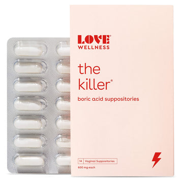 Love Wellness Boric Acid Suppositories for Women, The Killer | Vaginal Supp Love WellnessAu supplements