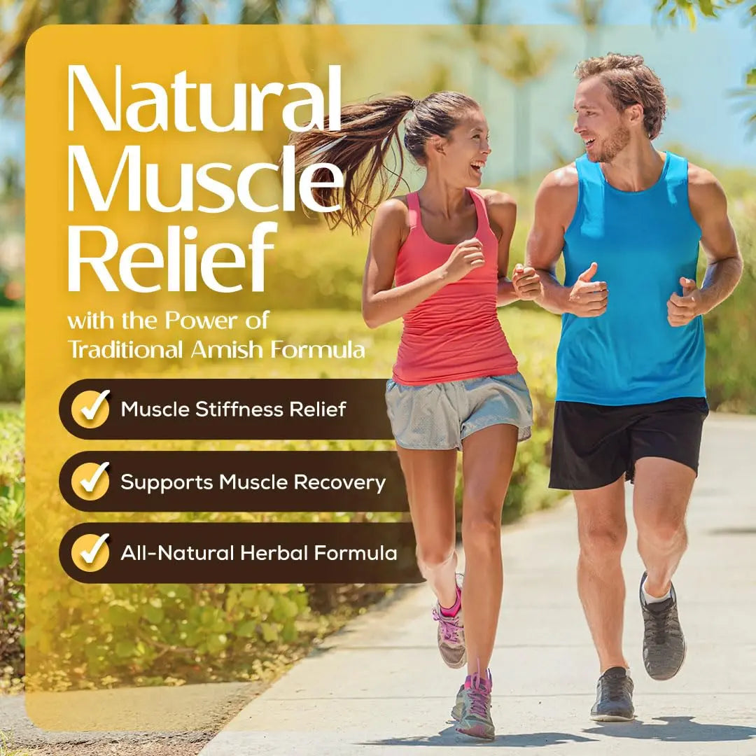 Caleb Treeze Old Amish Muscle Tonic 8 fl oz, Leg Cramps Relief, Foot Cramps Relief, Restless Legs, Muscle Cramps & Spasm Relief Caleb TreezeAu supplements