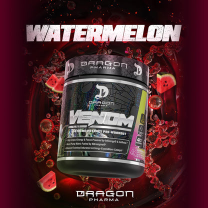 DRAGON PHARMA Venom Extreme Potency Pre-Workout, Laser Sharp Focus + Energy DRAGON PHARMAUS supplements