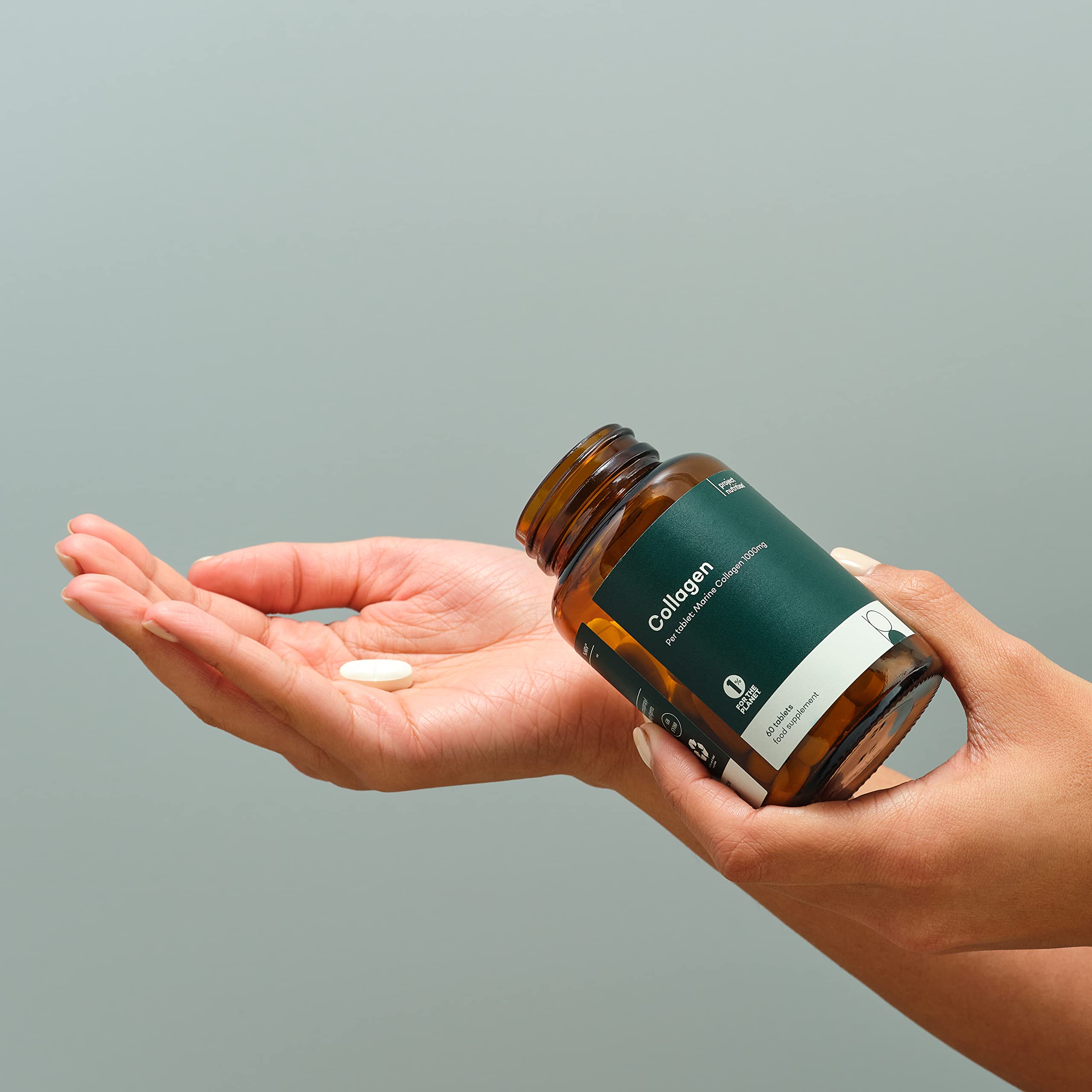 Pure Collagen Tablets - High Strength 1000mg Peptan Marine Collagen Supplements - Collagen Powder Project NutritionAu supplements