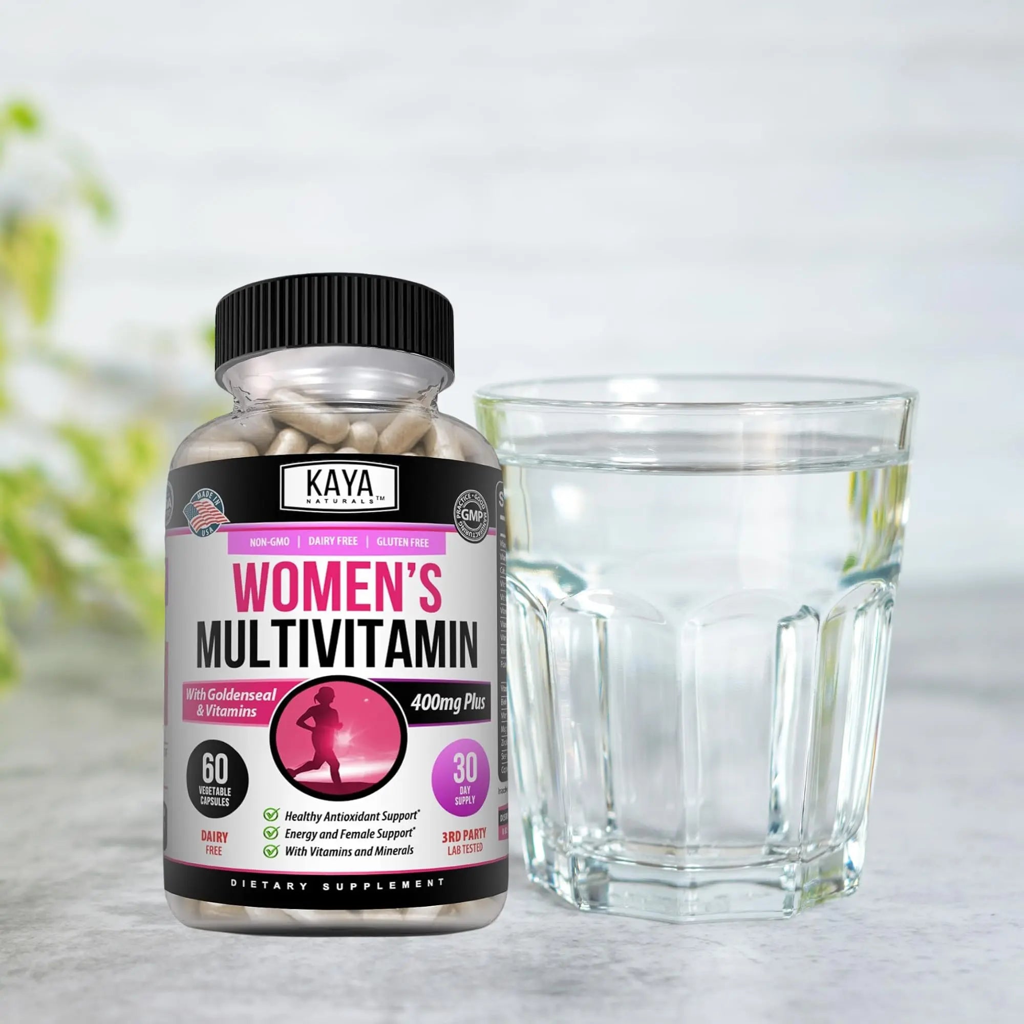 Kaya Naturals Women's Multivitamin, Overall Healthy Antioxidant, and Immune Support, Vitamins A, D, C, E, Biotin Kaya NaturalsAu supplements