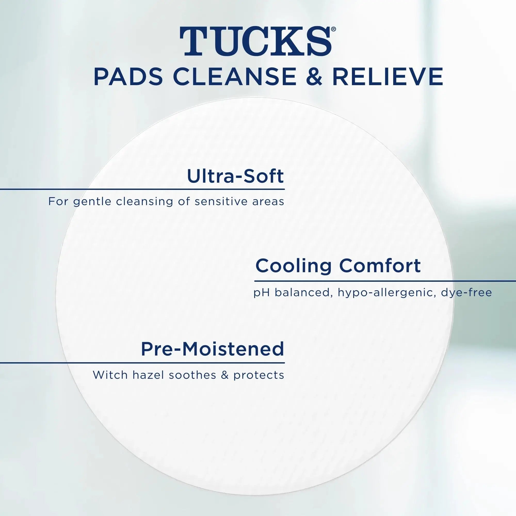 TUCKS Medicated Cooling Pads, 200 Count - Witch Hazel Pads for Sensitive Areas, Cleanse and Protect from Irritation TUCKSAu supplements