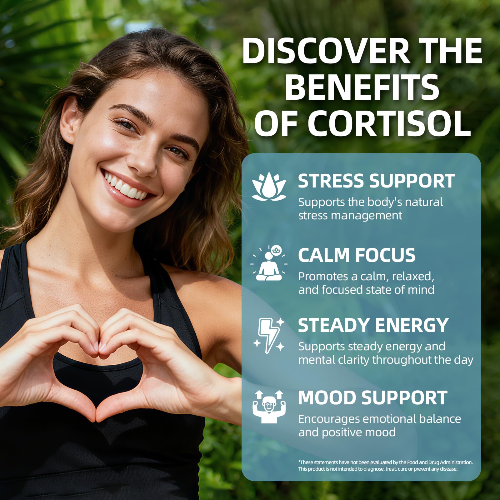 VitaHarbor Cortisol Supplement for Women and Men, 4-in-1 Cortisol Reducer with Magnesium Glycinate, Ashwagandha, Phosphatidylserine, L-Theanine, for Relaxation & Calm Support, 90 Veg Caps VitaHarborAu supplements