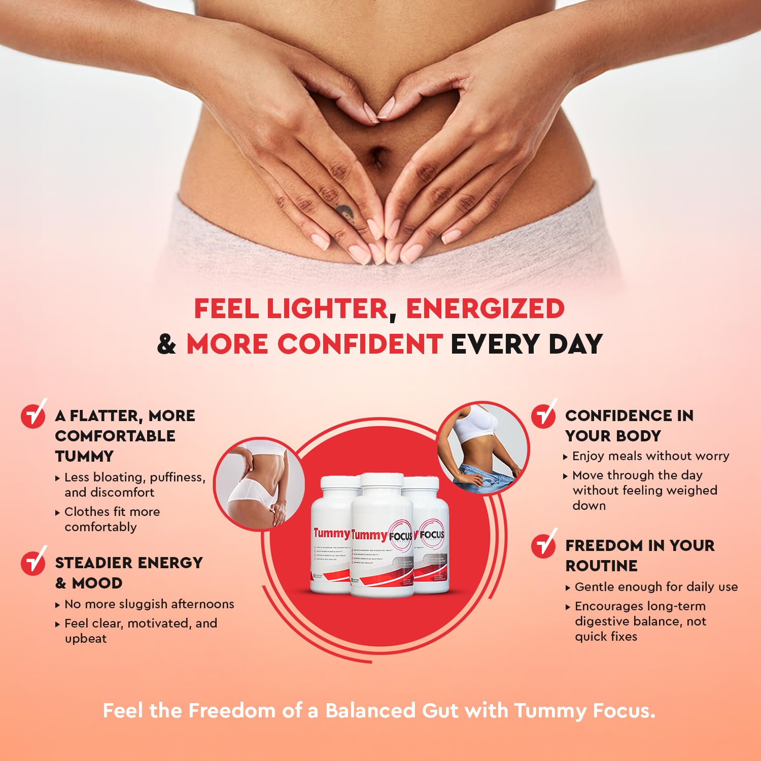 JJ Smith Tummy Focus – Digestive Cleanse Supplement with Ozonated Oxygenated Magnesium – Supports Digestion, Regularity, Bloating, Gut Balance, Nutrient Absorption, Energy & a Flatter Belly Health FocusedAu supplements