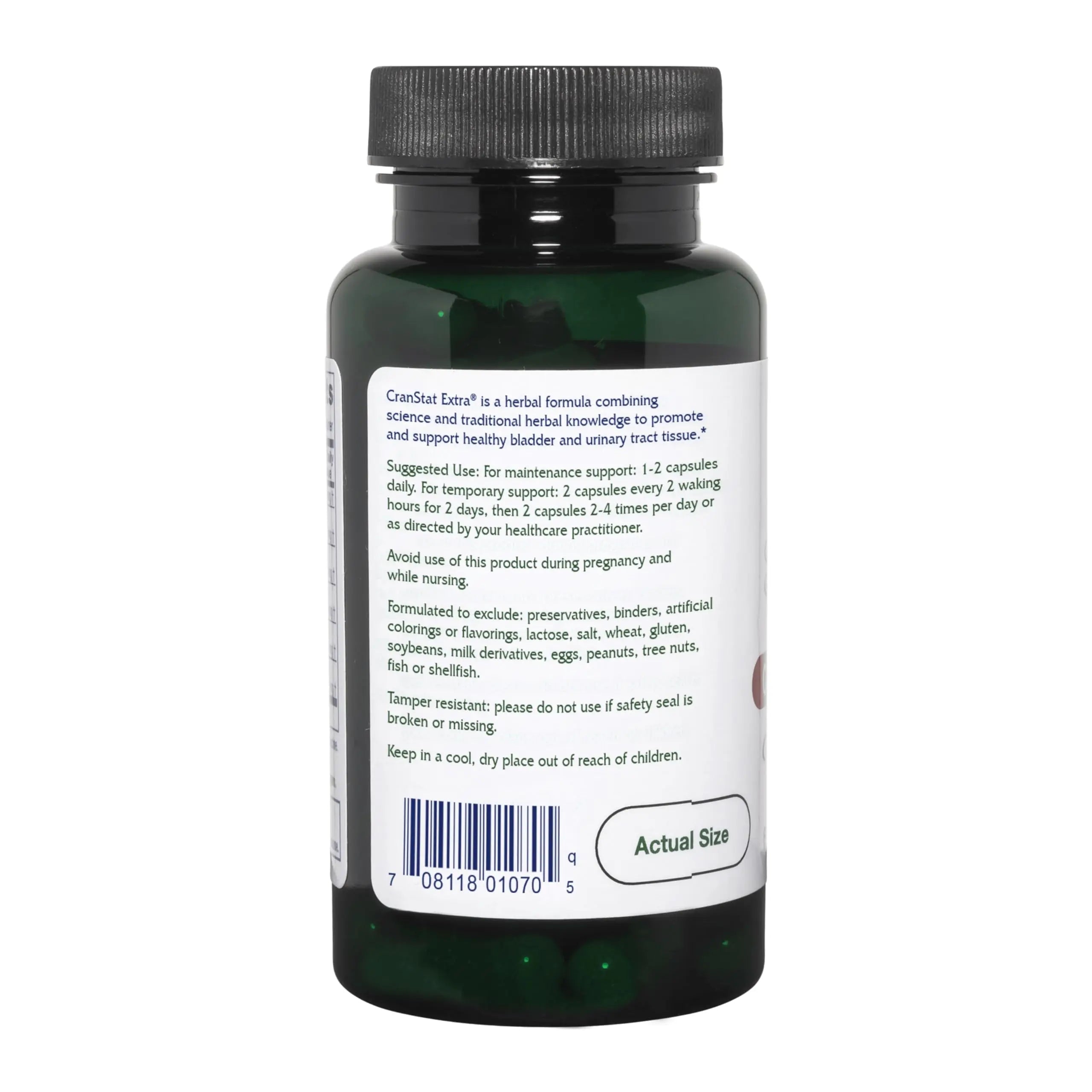 Vitanica Cranstat Extra, Urinary Tract Support, Vegan, 60 Capsules VitanicaAu supplements