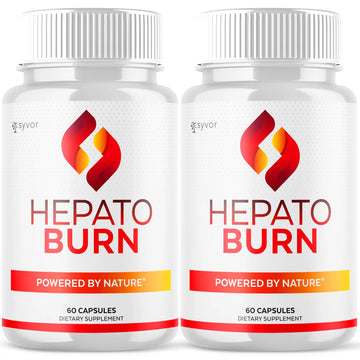 (2 Pack) Hepato Burn Capsules, Official Hepato Burn Pills with All Natural Premium Ingredients, Hepatoburn Energy and Fitness Vitamin Supplement, Hepatoburn Lifestyle Powered by Nature (120 Capsules) SyvorAu supplements