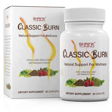 shrink Classic Burn - Pure Green Coffee Bean Extract and Raspberry Ketones with 45% shrinkAu supplements