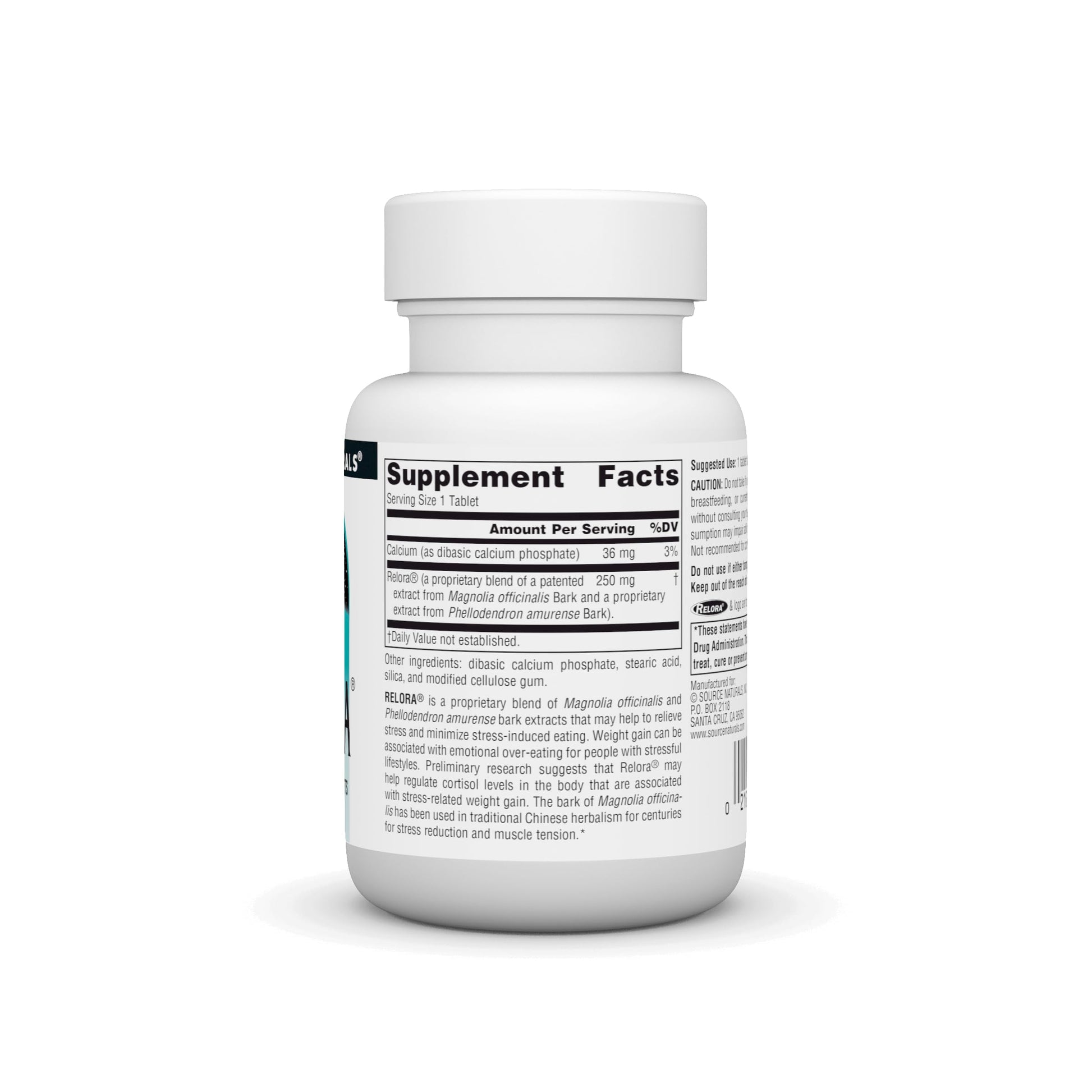 Source Naturals Relora, Promotes Healthy Eating Behavior and Muscle Relaxation Support*, 250 mg - 90 Tablets Source NaturalsAu supplements