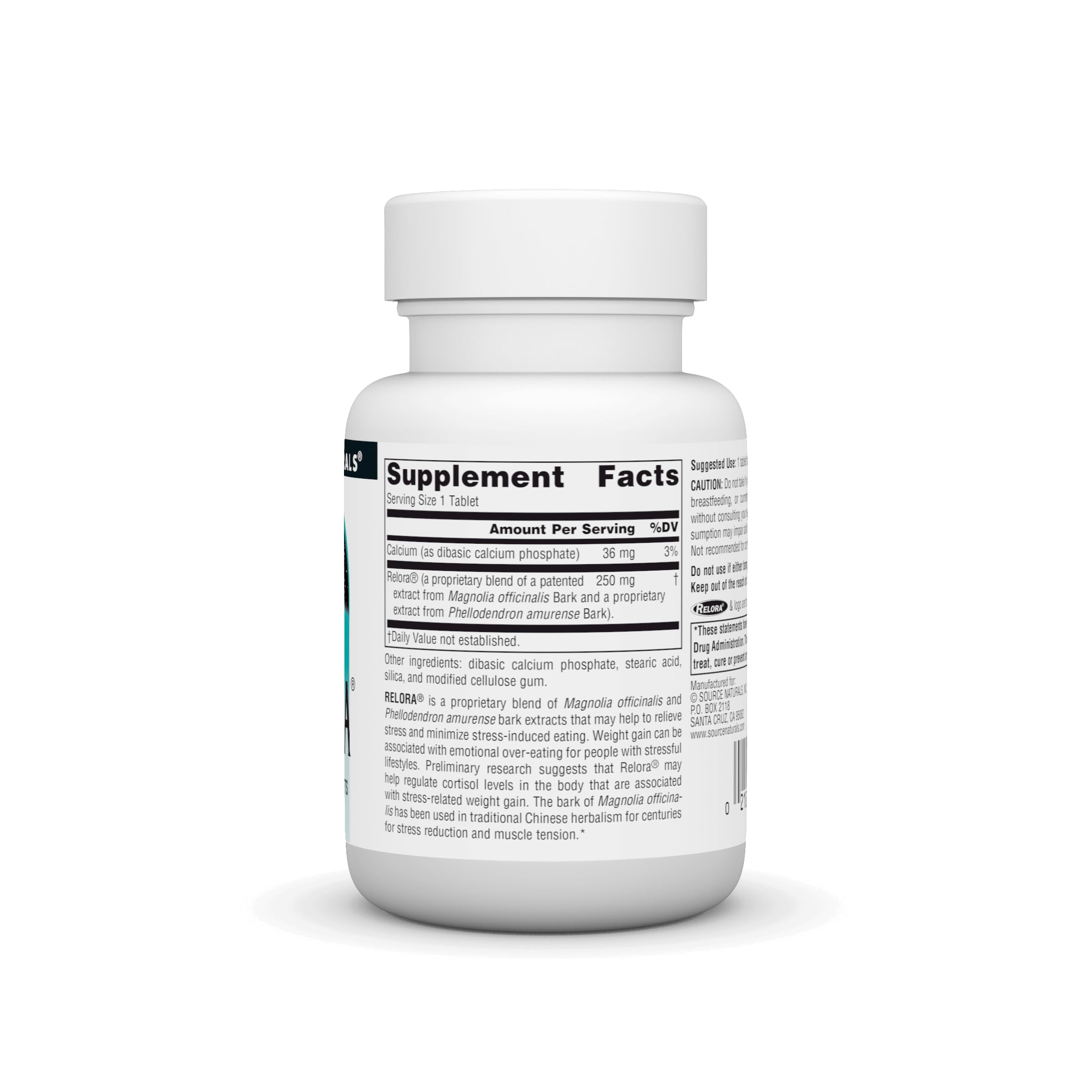 Source Naturals Relora, Promotes Healthy Eating Behavior and Muscle Relaxation Support*, 250 mg - 90 Tablets Source NaturalsAu supplements
