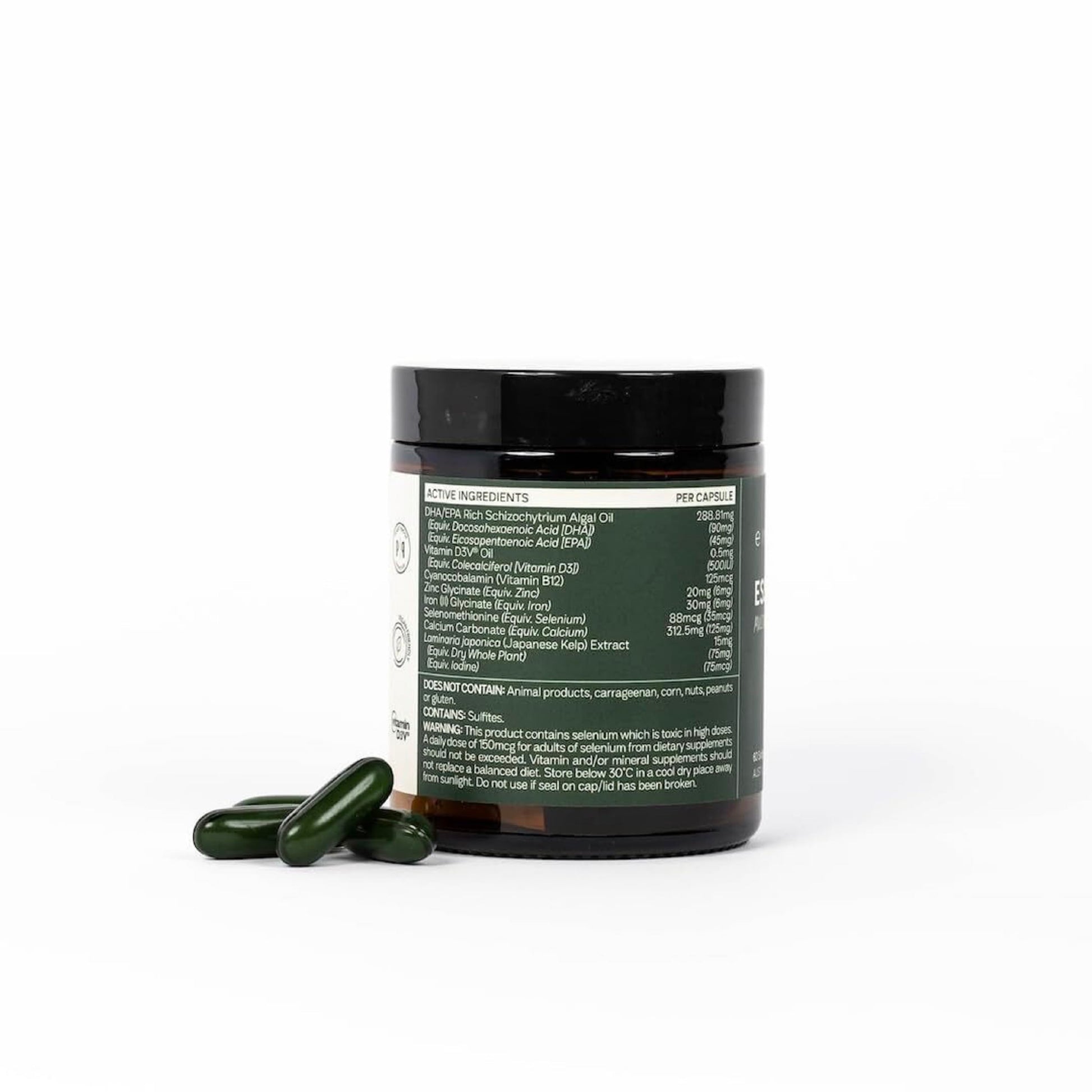 Essential 8 | Multivitamin for Energy & Immunity Support | 8 Essential Nutrients | Calcium, Vitamin B12, Omega3, Zinc, Iron, Vitamin D & More eimeleUS supplements