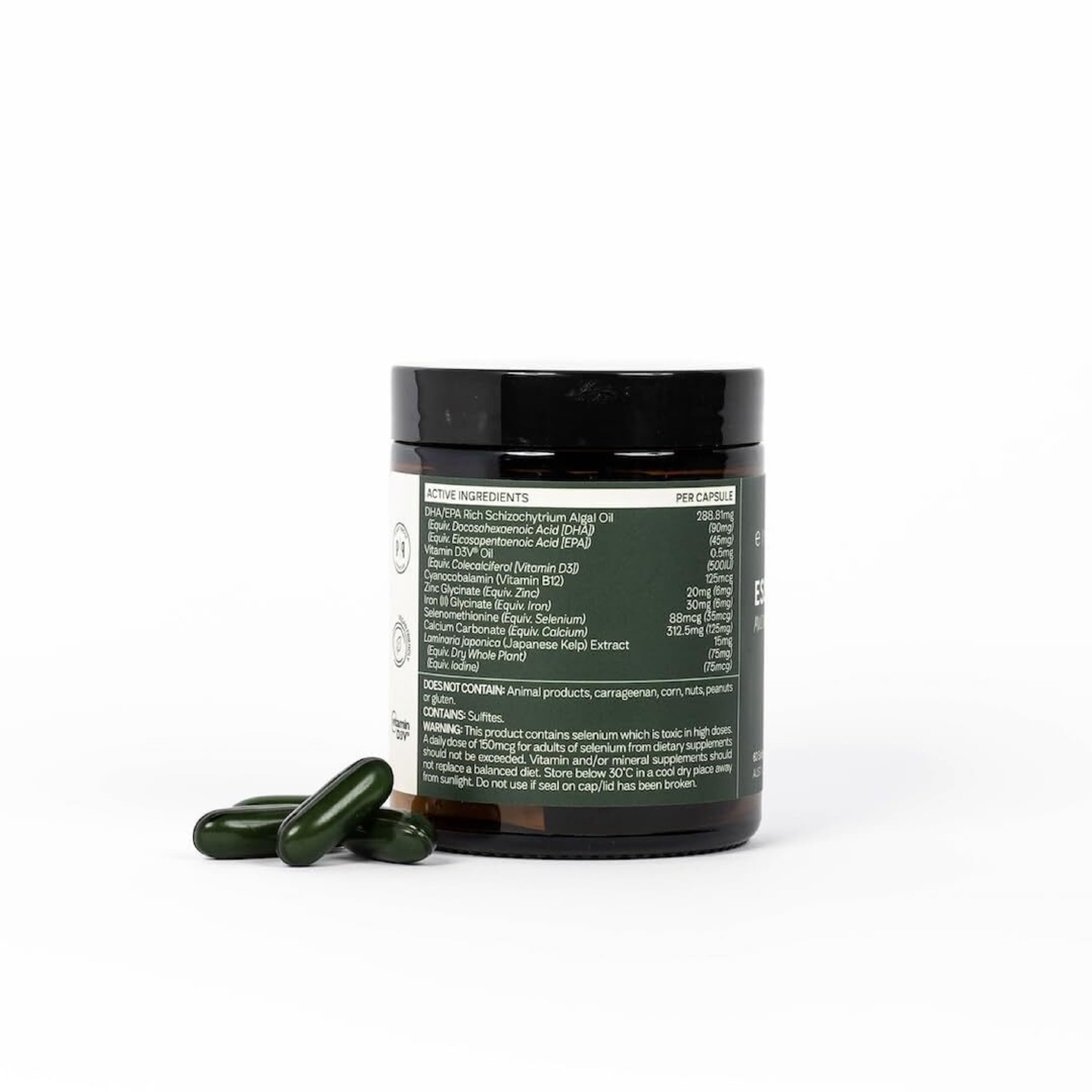 Essential 8 | Multivitamin for Energy & Immunity Support | 8 Essential Nutrients | Calcium, Vitamin B12, Omega3, Zinc, Iron, Vitamin D & More eimeleUS supplements