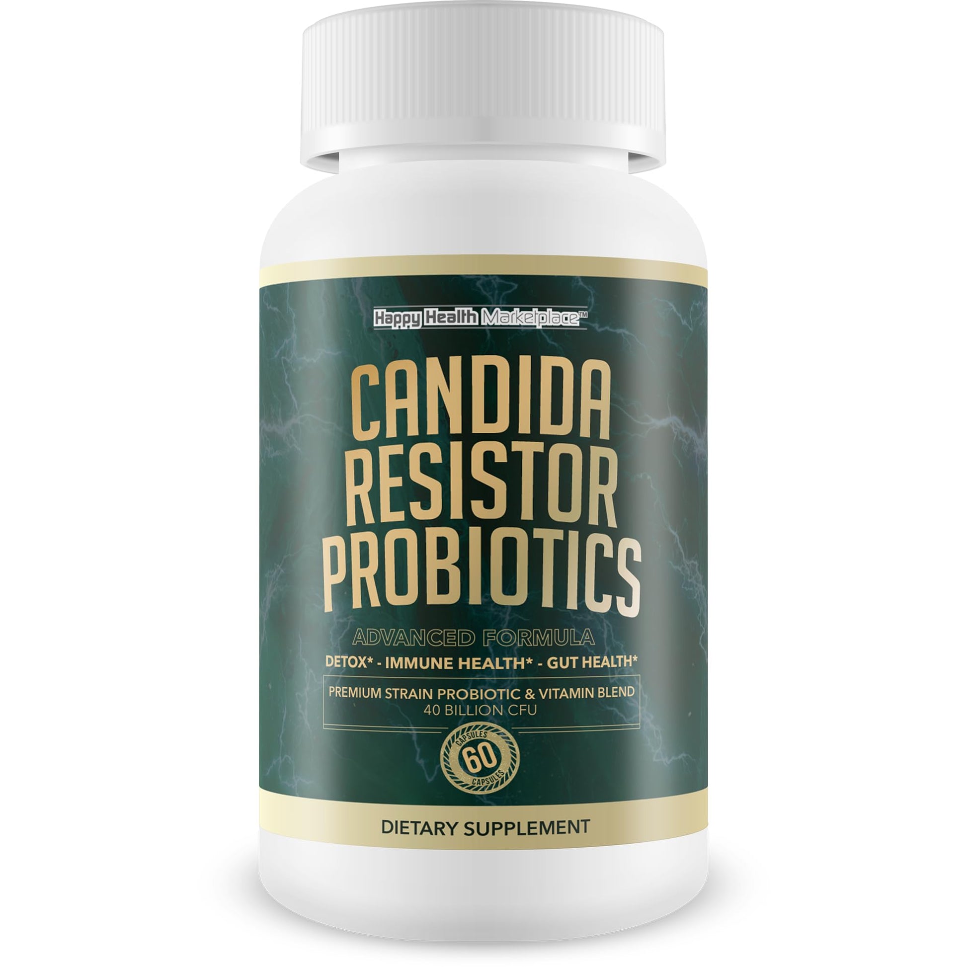 Candida Resistor Probiotics - Our Best Candida Support Capsules - Our Pills for Candida Happy Health MarketplaceAu supplements