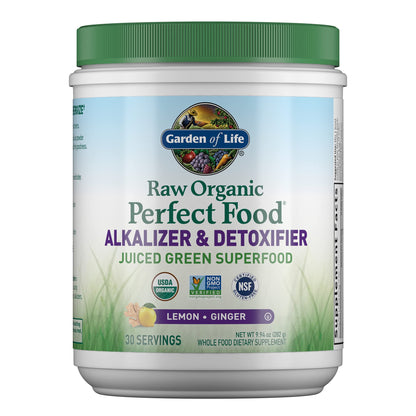 Garden of Life Raw Organic Perfect Food Alkalizer & Detoxifier Juiced Greens Superfood Garden of LifeUS supplements