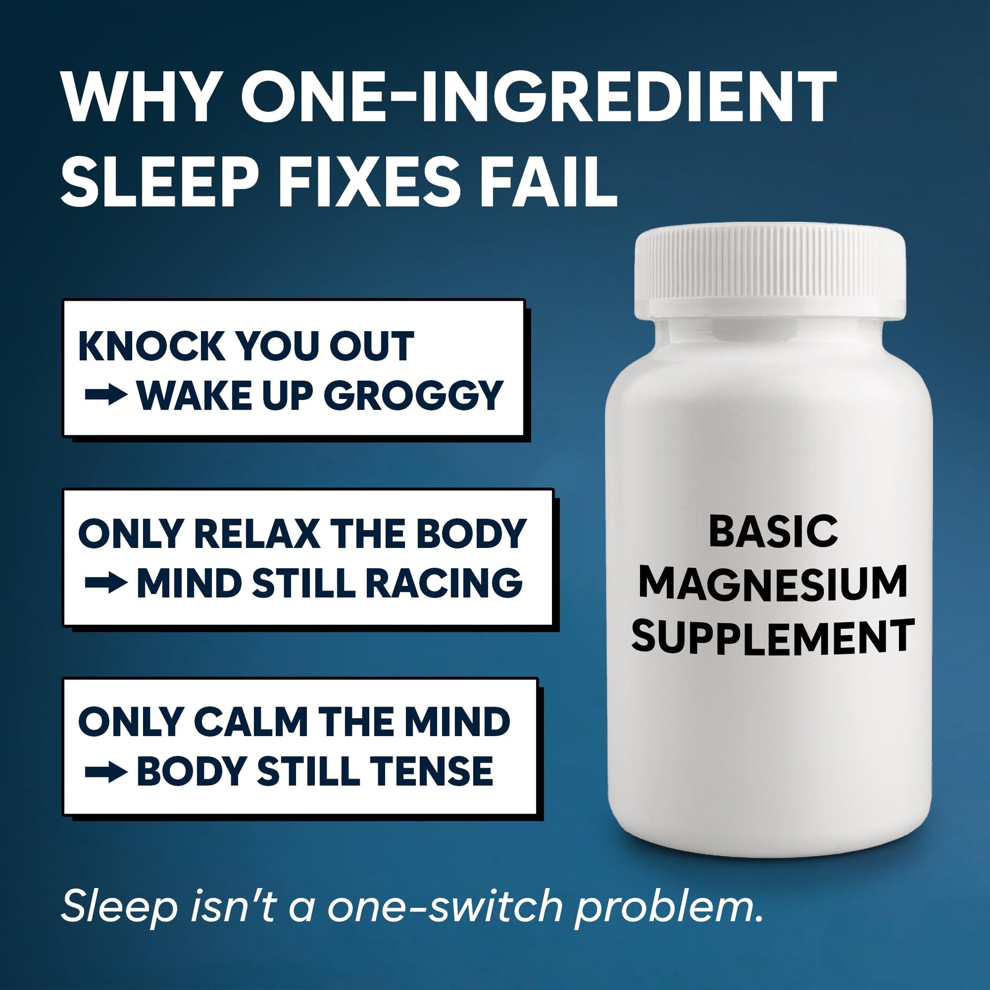 Natural Chelated Magnesium Glycinate Sleep Aid - Melatonin-Free Sleep & Stress Relief with KSM-66 Ashwagandha, GABA, L-Theanine & Chamomile for Muscle Relaxation - Made in USA - 90 Capsules FacimeAu supplements
