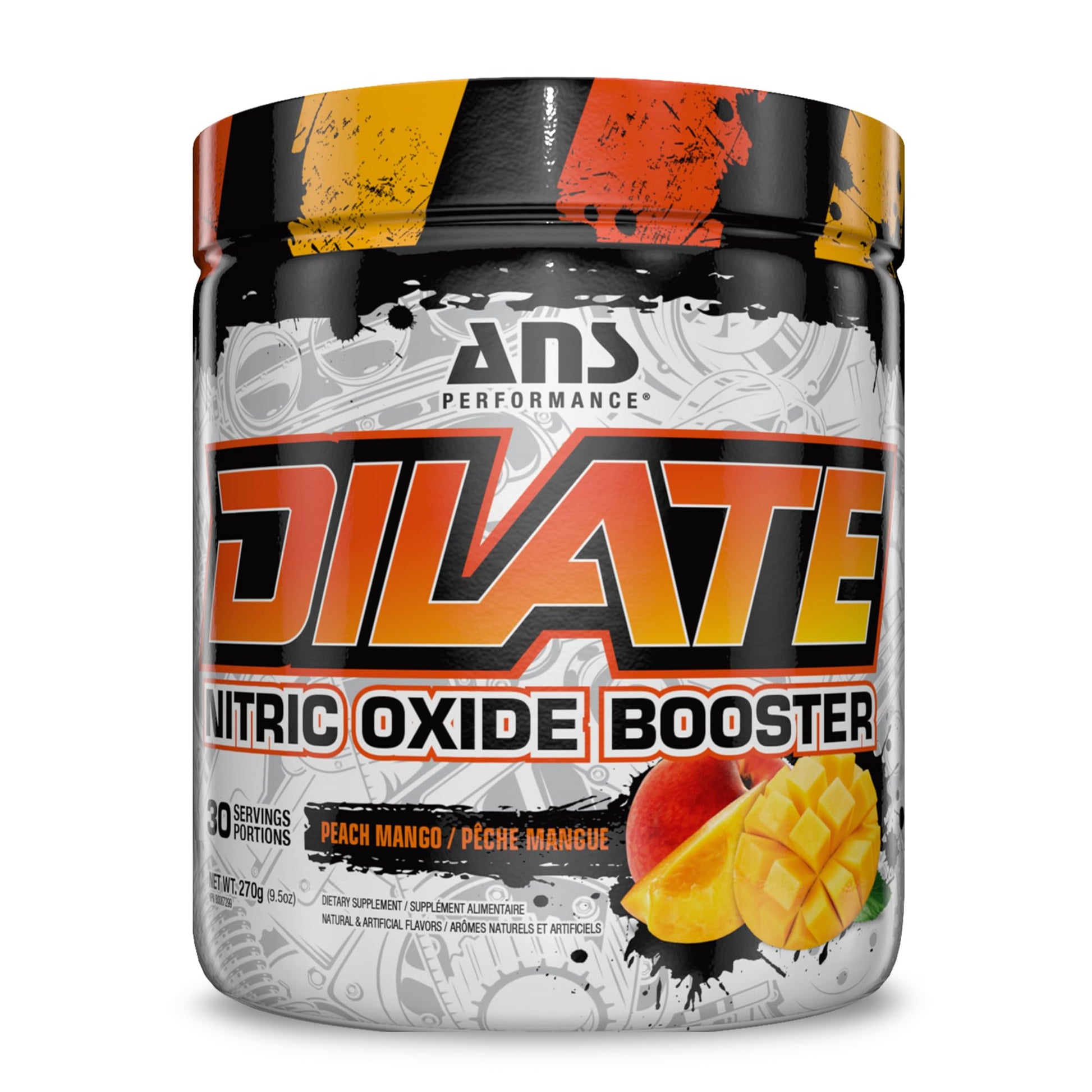 ANS Performance Dilate Pump PreWorkout Powder - Dietary Supplement - Maximizes ANS PerformanceAu supplements