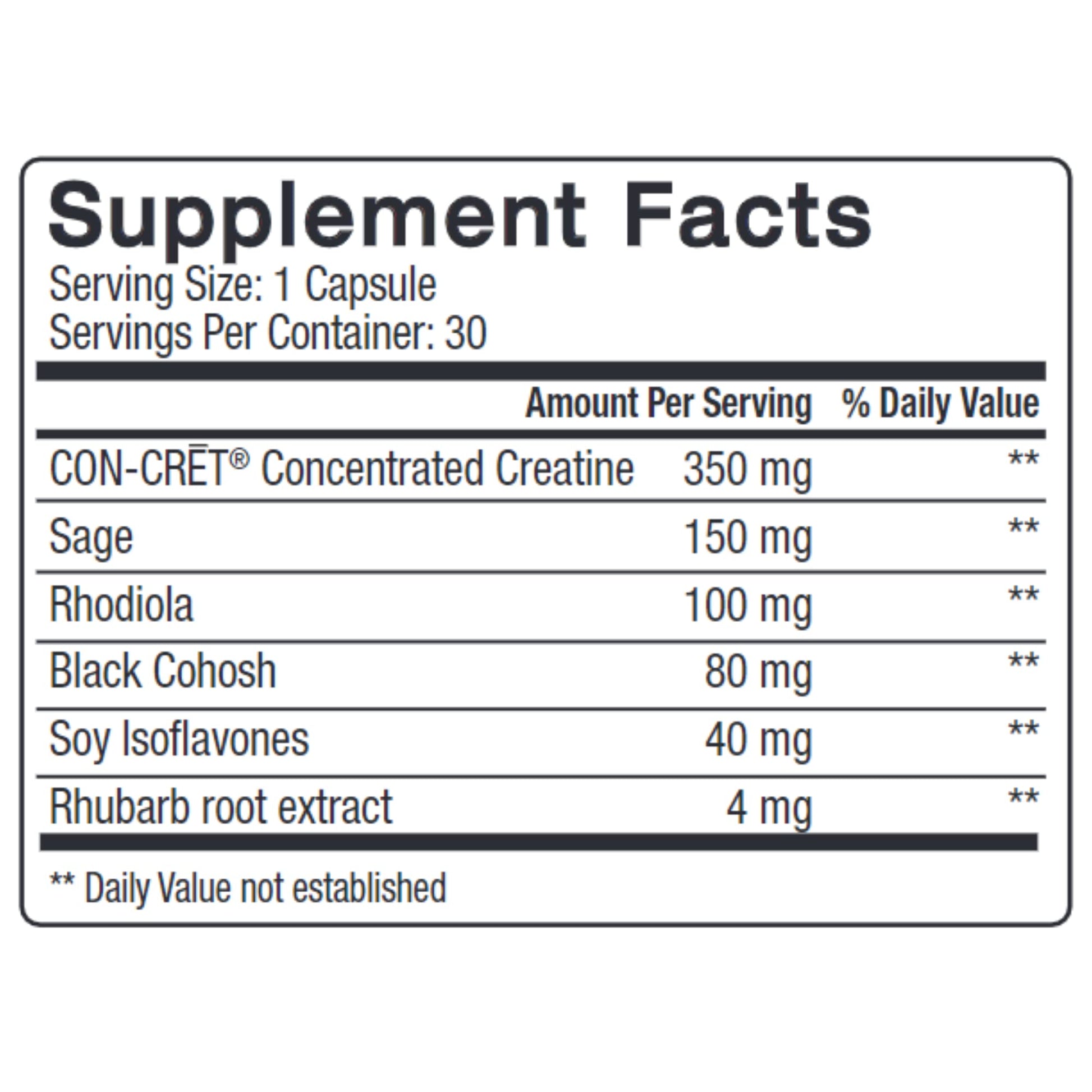 pH-D Feminine Health - Holistic Menopause Support - Oral Supplement with CON-CRET Concentrated Creatine pH-D Feminine Health SupportAu supplements