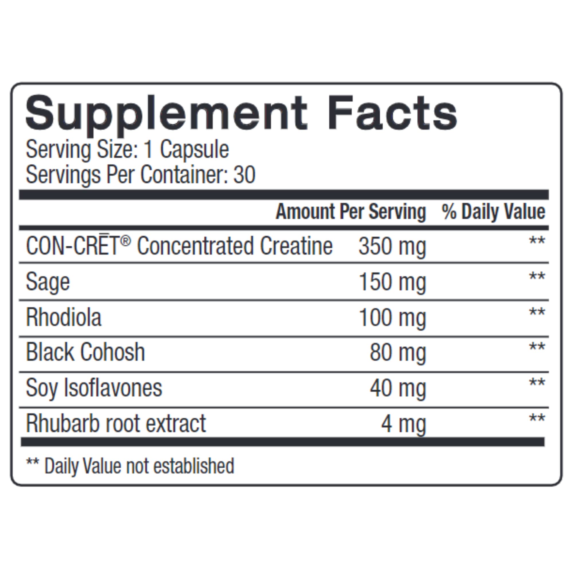 pH-D Feminine Health - Holistic Menopause Support - Oral Supplement with CON-CRET Concentrated Creatine pH-D Feminine Health SupportAu supplements