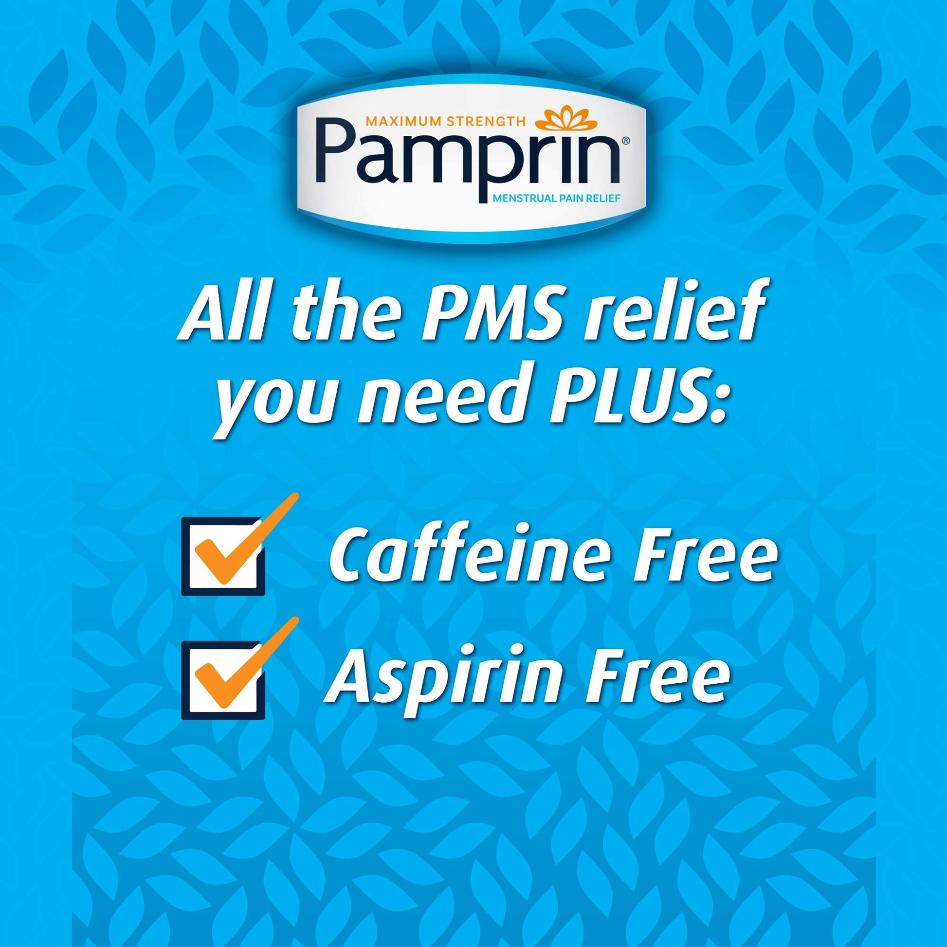 Pamprin Multi-Symptom Formula, with Acetaminophen, Menstrual Period Symptoms Relief Including Cramps PamprinAu supplements