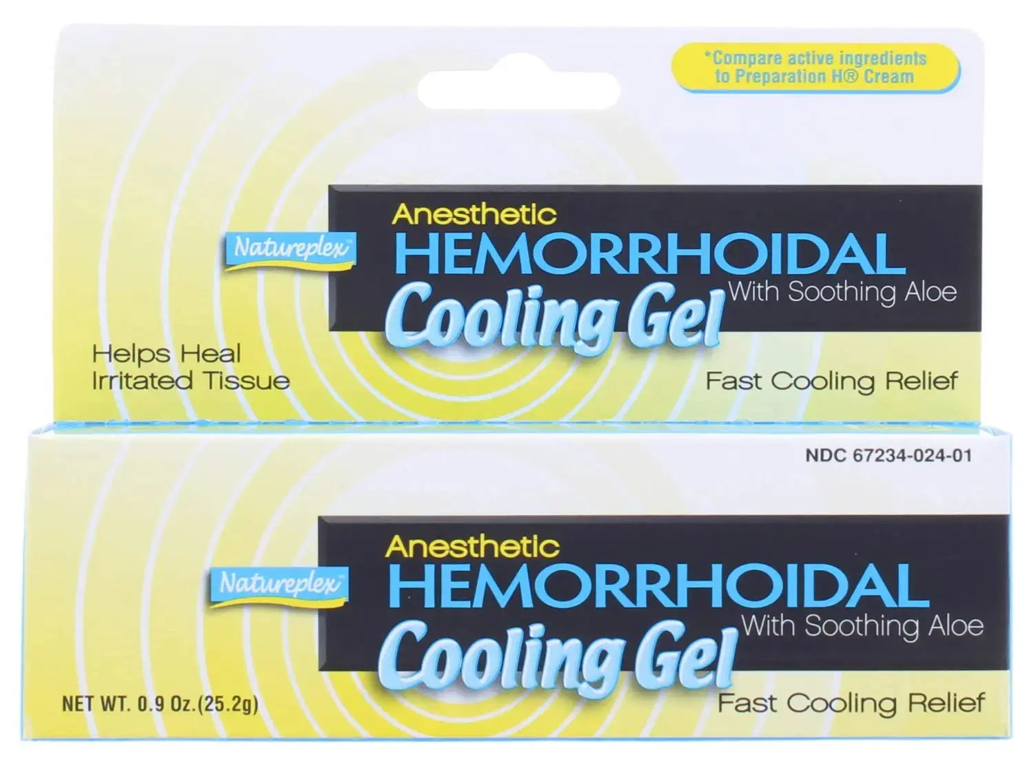 Natureplex Anesthetic Hemorrhoidal Cooling Gel 0.9 oz (2 Pack) – Witch Hazel & Phenylephrine, Soothing Aloe Formula for Temporary Itching, Burning & Swelling Relief - Made in USA NatureplexAu supplements