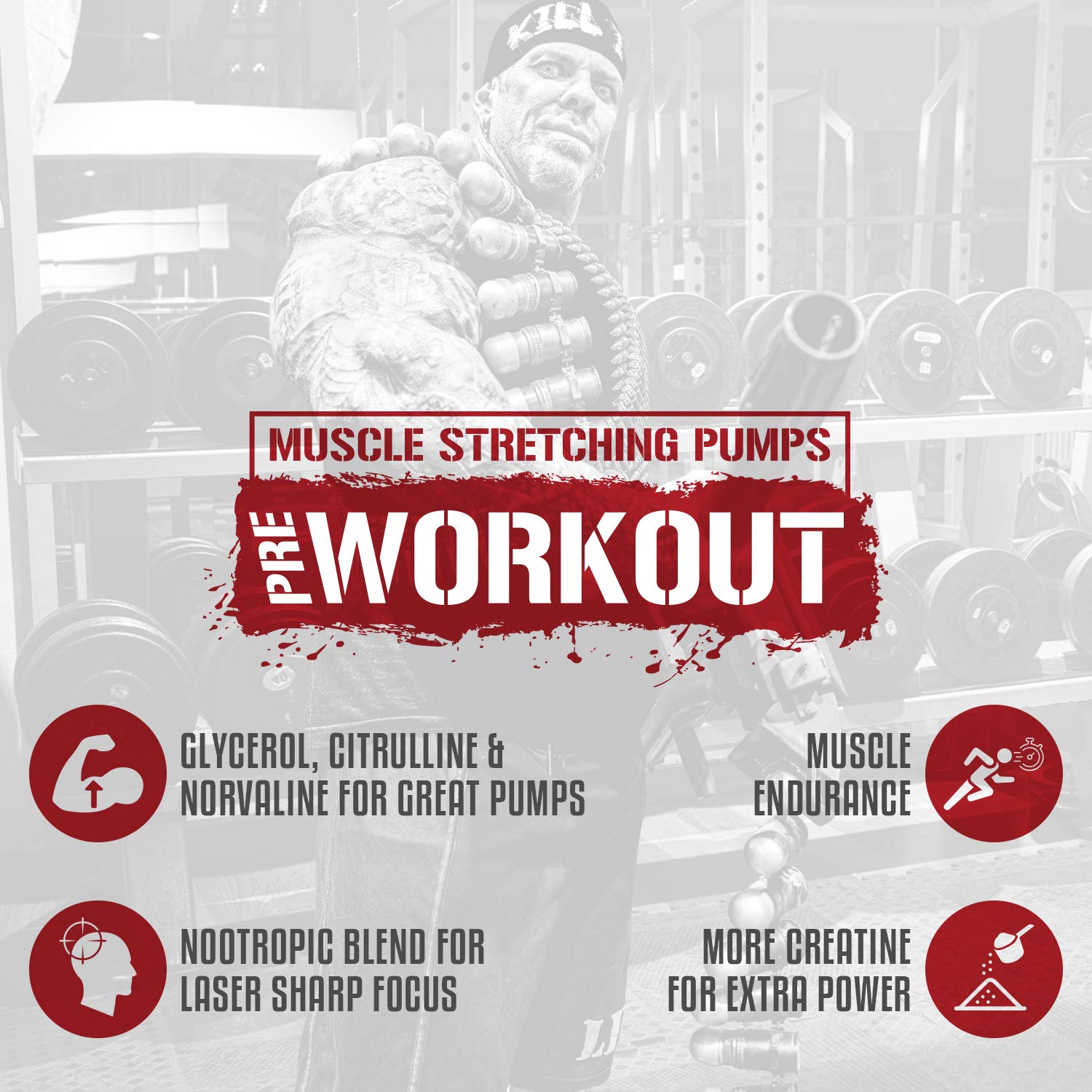 5% Nutrition Rich Piana Kill It Reloaded High Stim Pre-Workout | Ultra Energy, Focus 5% NutritionAu supplements