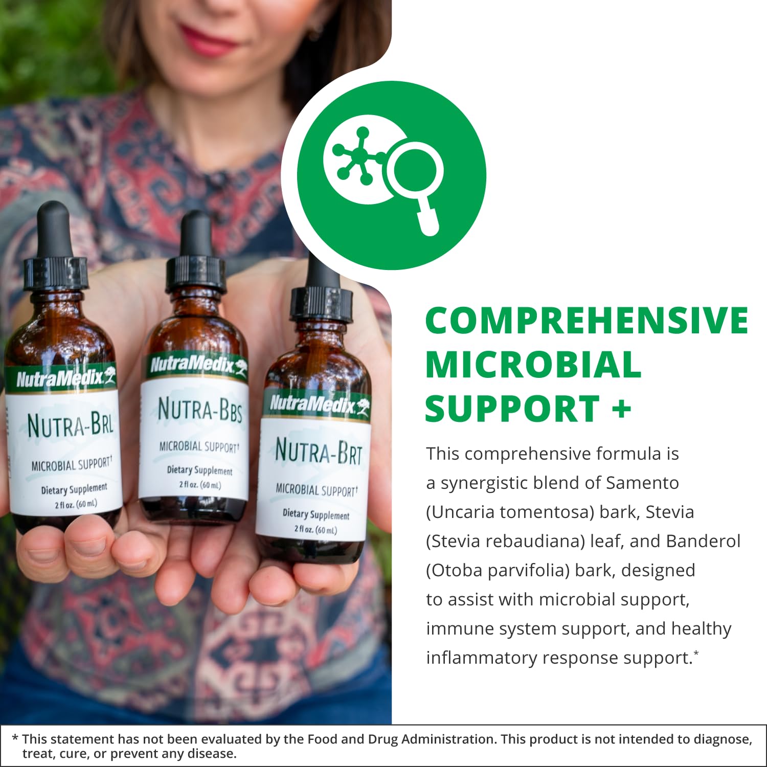 Nutramedix Nutra BRL - Liquid Herbal Supplement for Gut Health & Immune Support - Samento & Banderol for Digestive Health - Immune System Booster Supplement (60mL) NutraMedixAu supplements