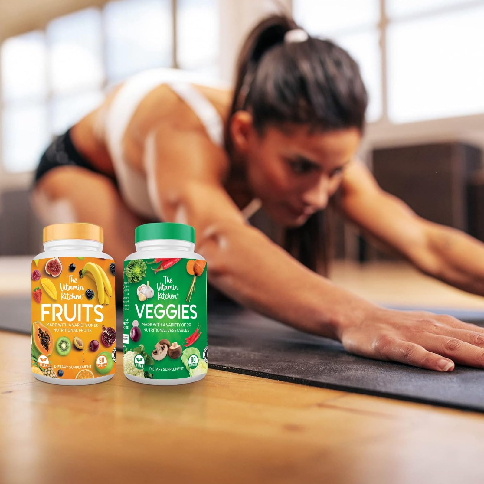 The Vitamin Kitchen Fruit and Veggie Supplements-90 Fruits, 90 Veggies Capsules The Vitamin KitchenAu supplements