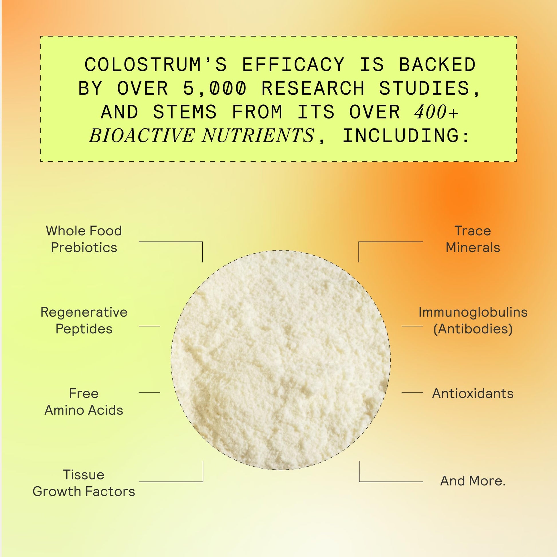 ARMRA Colostrum™ Premium Powder, Grass Fed, Gut Health Bloating Immunity Skin & Hair, Contains 400+ Bioactive Nutrients, Keto, Gluten & Fat Free (Blood Orange, Unflavored Bundle | 180 Servings) ARMRAUS supplements