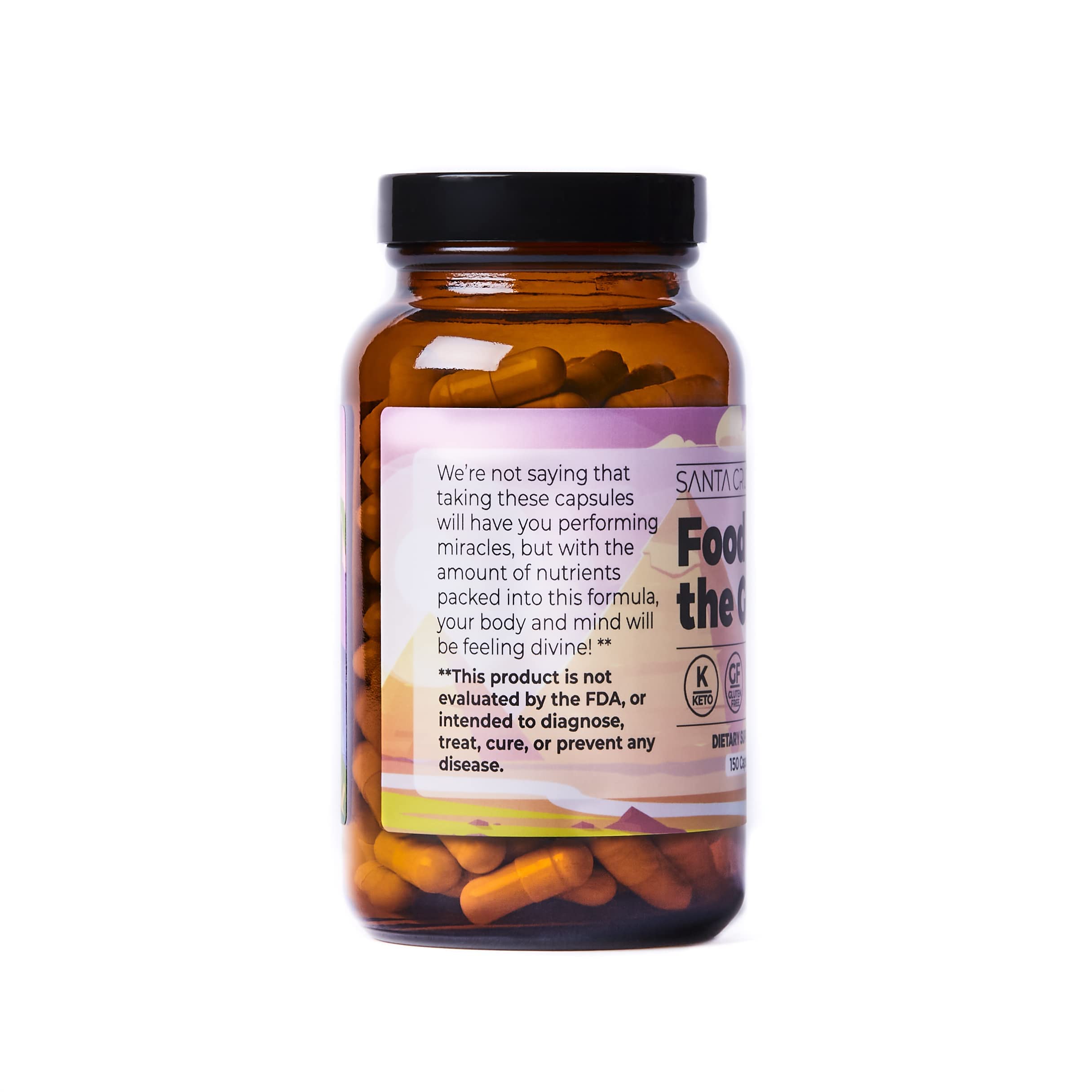 Santa Cruz Paleo, Food of the Gods Grass Fed Beef Organ Supplement for Men and Women, with Collagen, Maca Root, Colostrum, Bone Broth, Iron, Vitamin B12, Gluten Free, Keto Friendly, 30 Servings Santa Cruz PaleoAu supplements