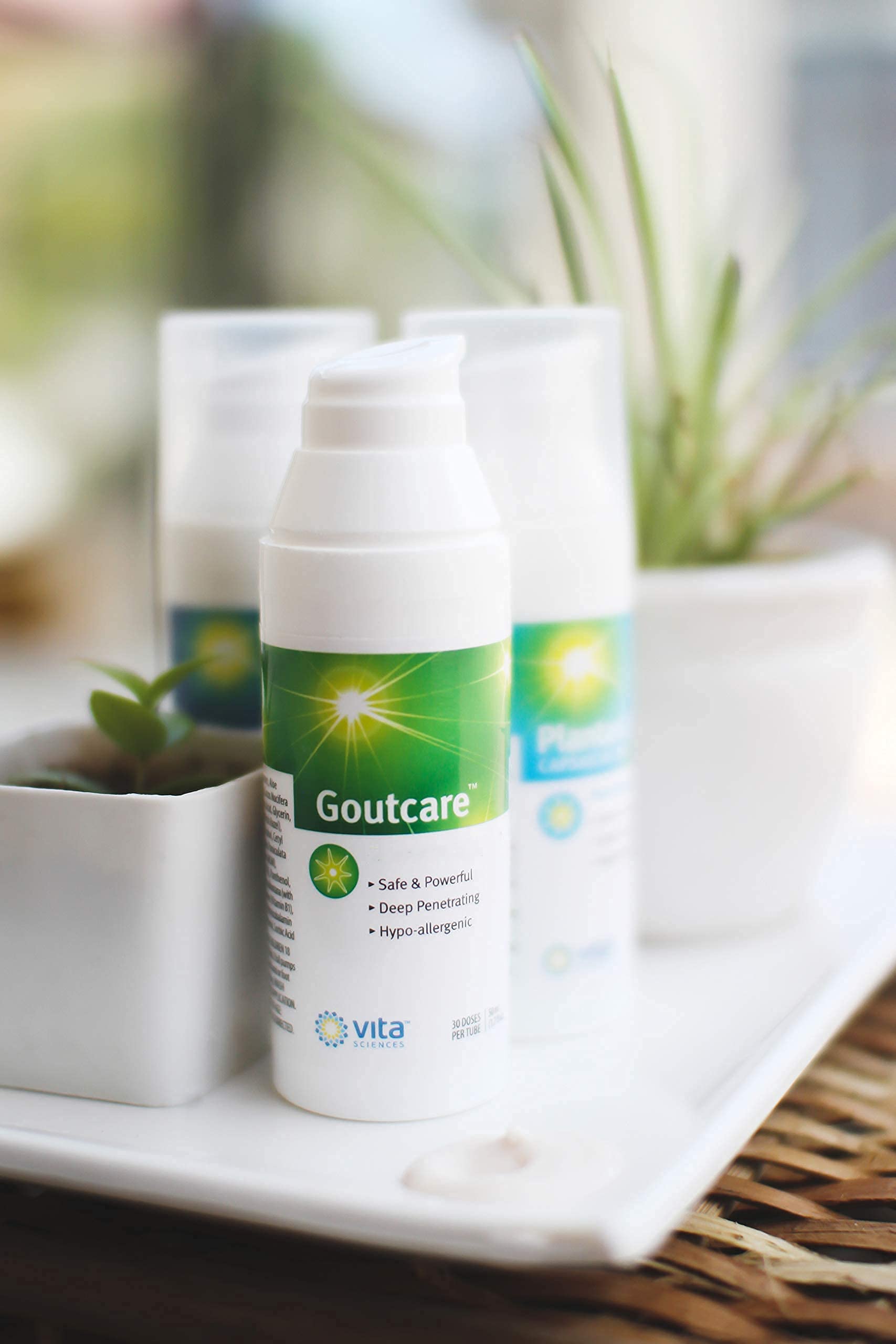 Vita Sciences GoutCare Soothing Cream for Occasional Discomfort. Intensive Soothing Cream - Fast-Acting Topical Application for Comfort Where and When You Need It Most. Safe & Effective Vita SciencesAu supplements