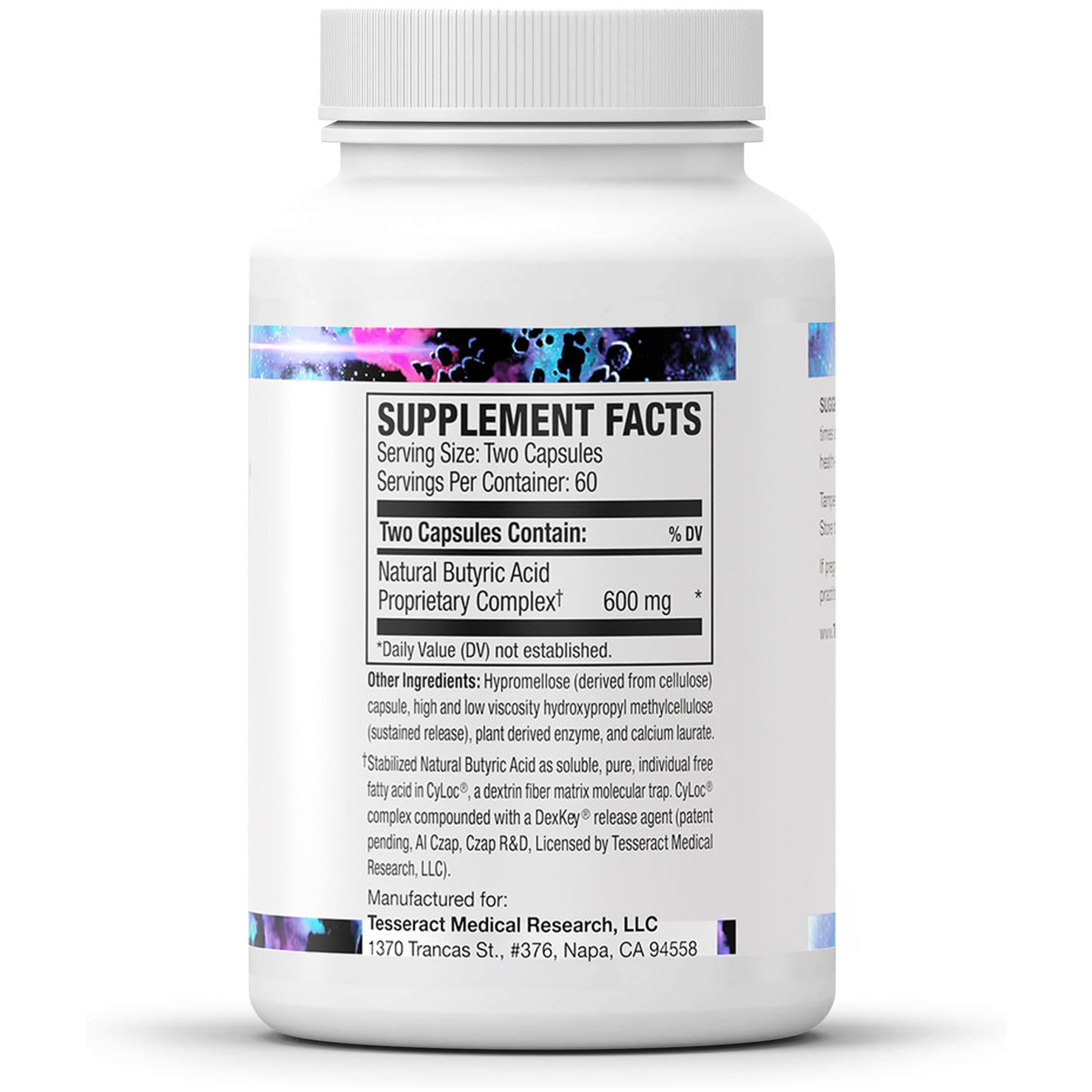 Tesseract Medical Research ProButyrate Gut Health Supplement, Butyric Acid Complex & TetraCumin SR Joint Support Supplement, Sustained Release Tesseract Medical ResearchAu supplements