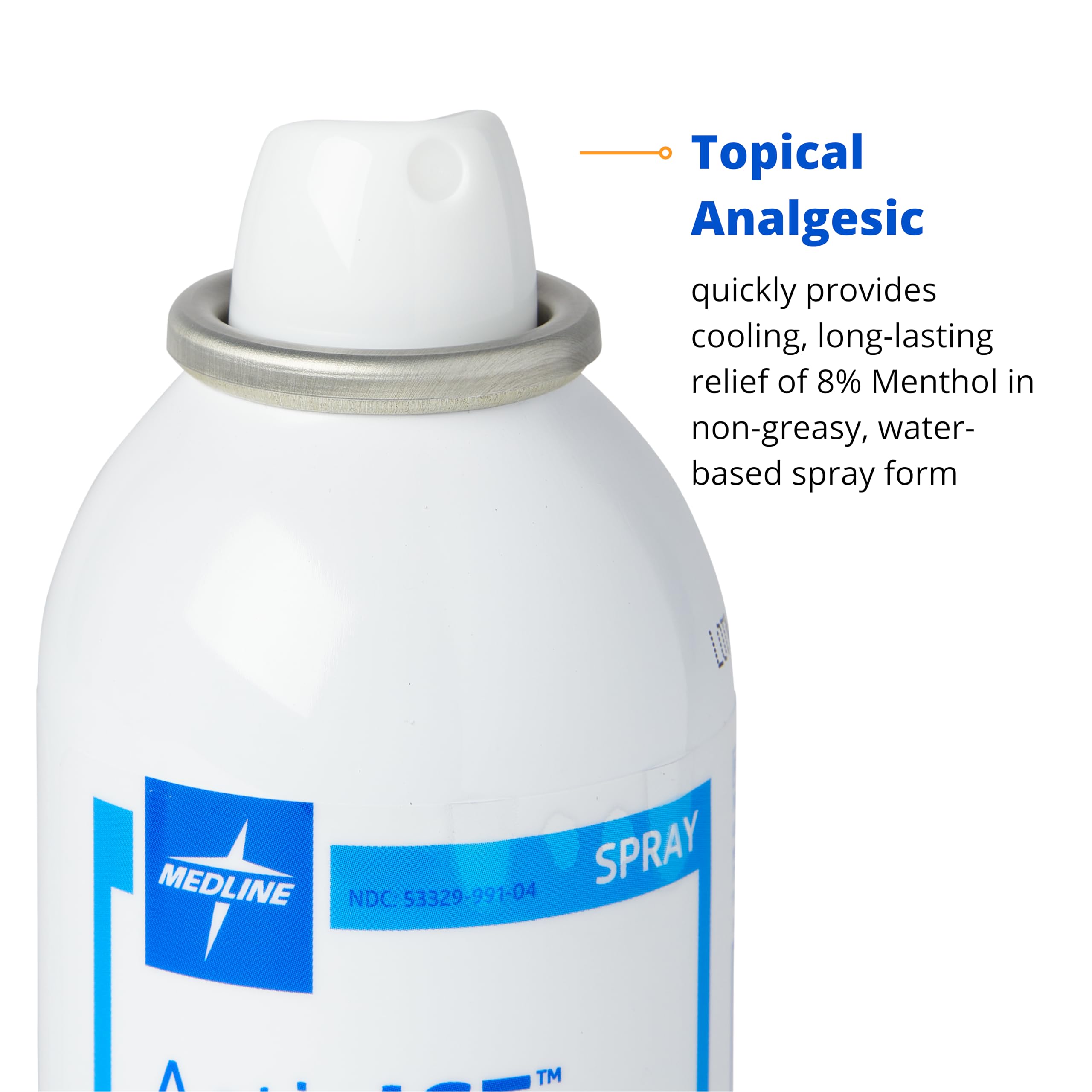 Medline ActivICE Spray Cooling Gel, Topical Pain Relief for Arthritis, Joint, Muscle, Back & Body Aches & Pain, 4 oz MedlineAu supplements