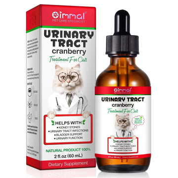 Cat Urinary Tract Infection Treatment, Cat UTI Treatment Drops Supports Bladder, Kidney Stone, Cranberry Kidney Bladder Support Supplement, Chicken Flavor, 60ml BTQAFVZTAu supplements