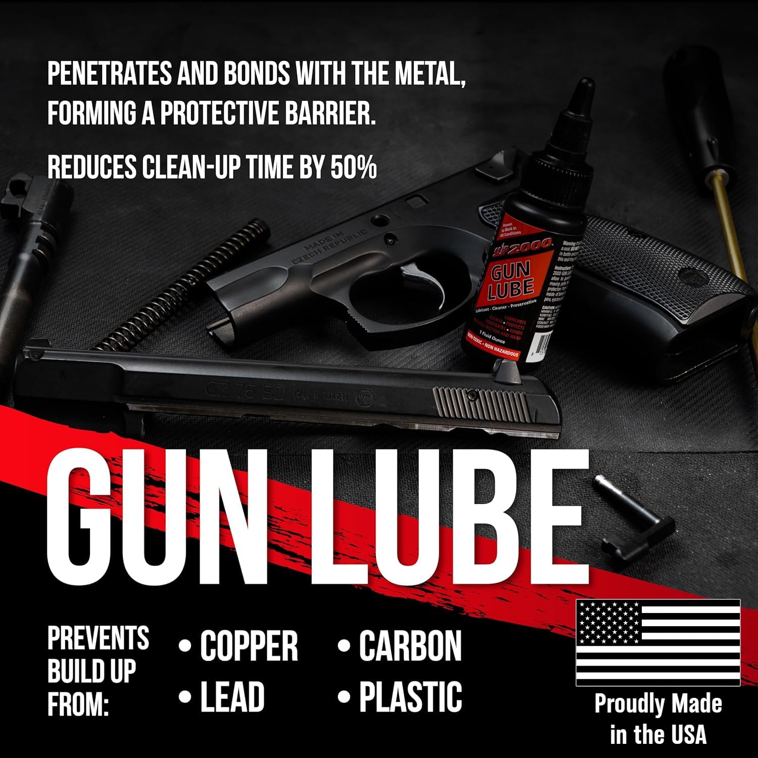 Slip 2000 Gun Lube, 100% Pure Synthetic CLP, Performs in All Conditions, Gun Lubricants for Peak Performance, Reduces Heat, Eliminates Excessive Wear, Shotguns, Rifles and Pistols, 4-Ounce Pump Slip2000Au supplements