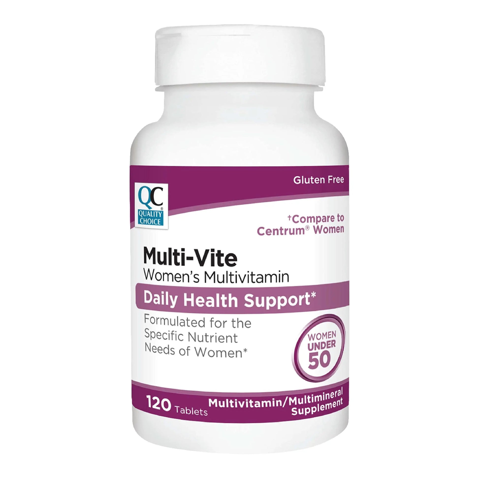 Quality Choice Womens Multi-Vite, Multivitamin Tablets for Daily Health Support Formulated for Women Under 50 in 120 Count Bottles Quality ChoiceAu supplements