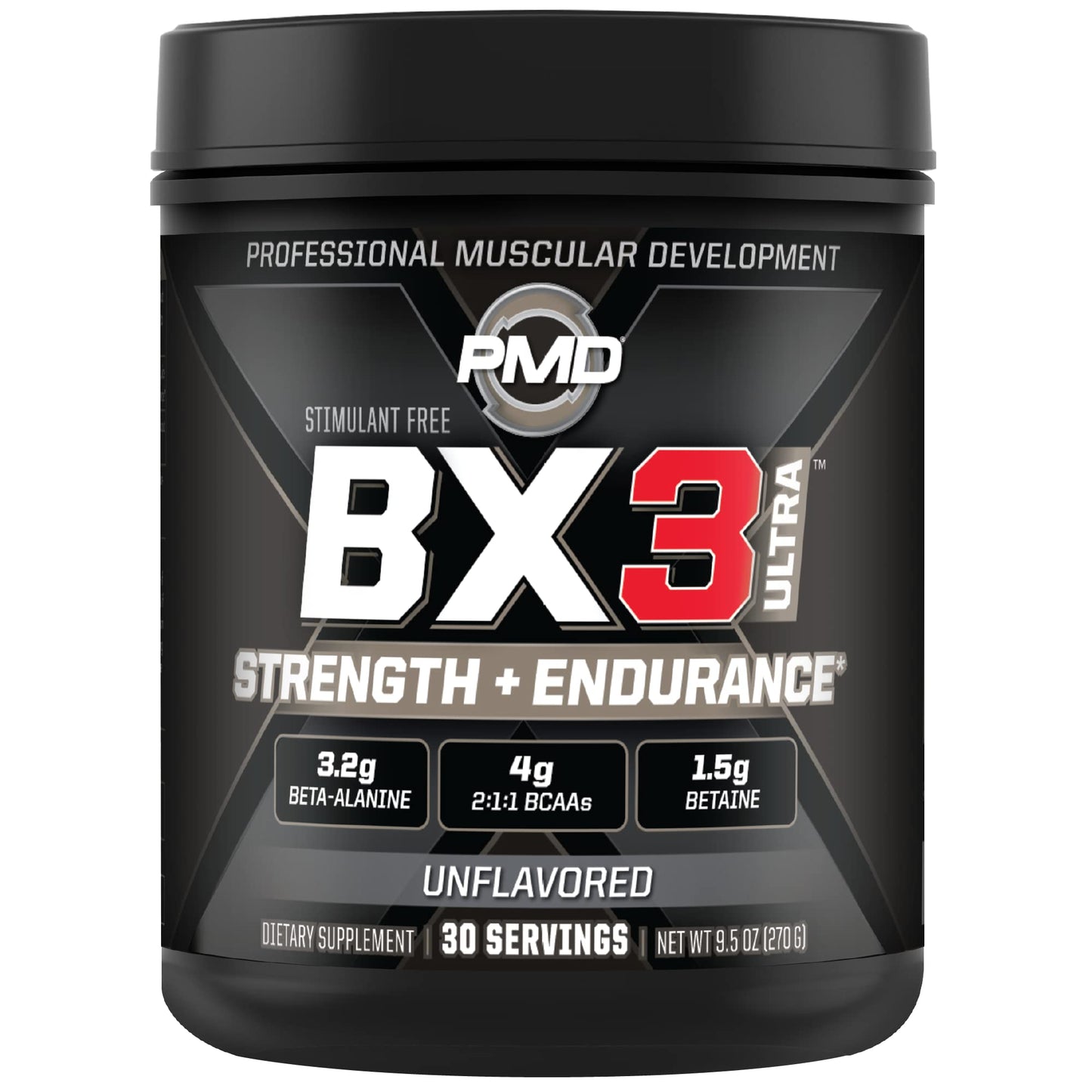 PMD Sports BX3 Ultra Muscle-Building Powder – Beta-Alanine, BCAAs, Betaine Anhydrous PMDUS supplements